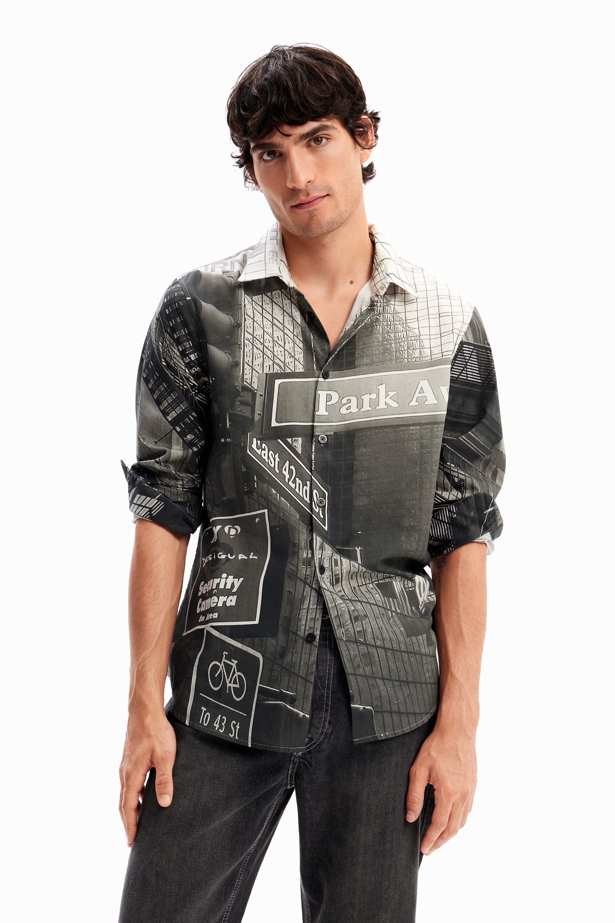Camisa popel&iacute;n NY