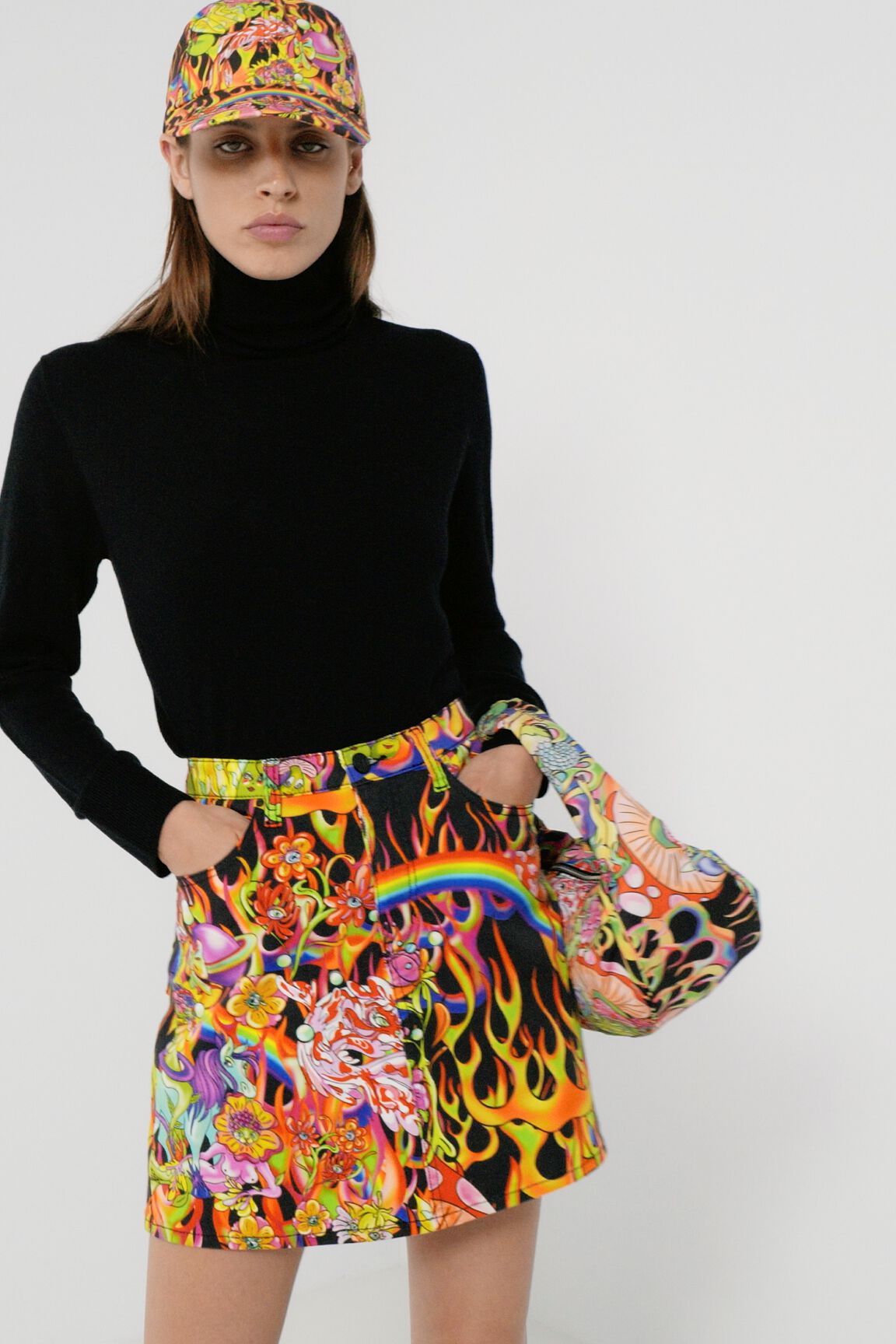 Bolso bandolera llamas