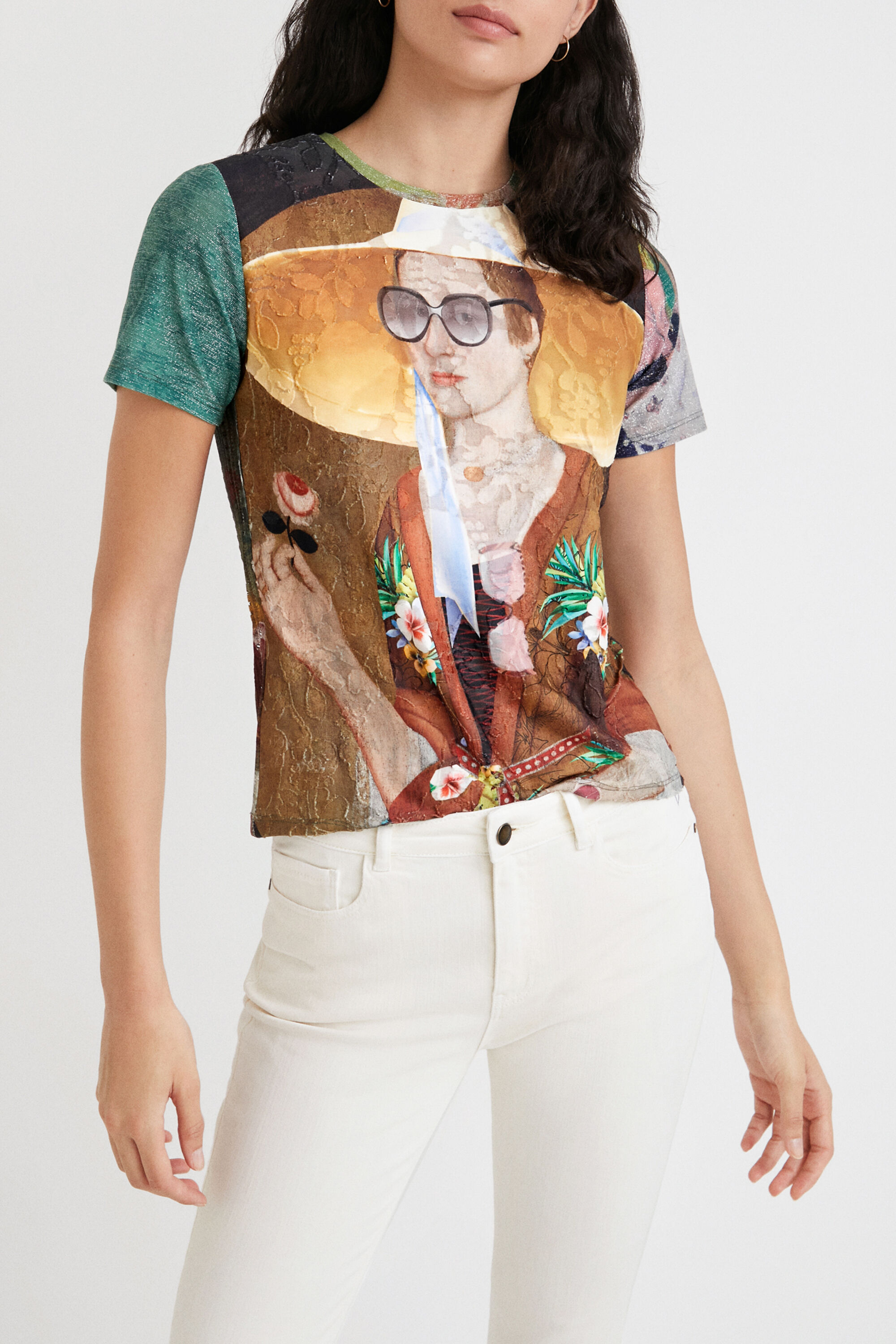 Camiseta retrato obra de arte