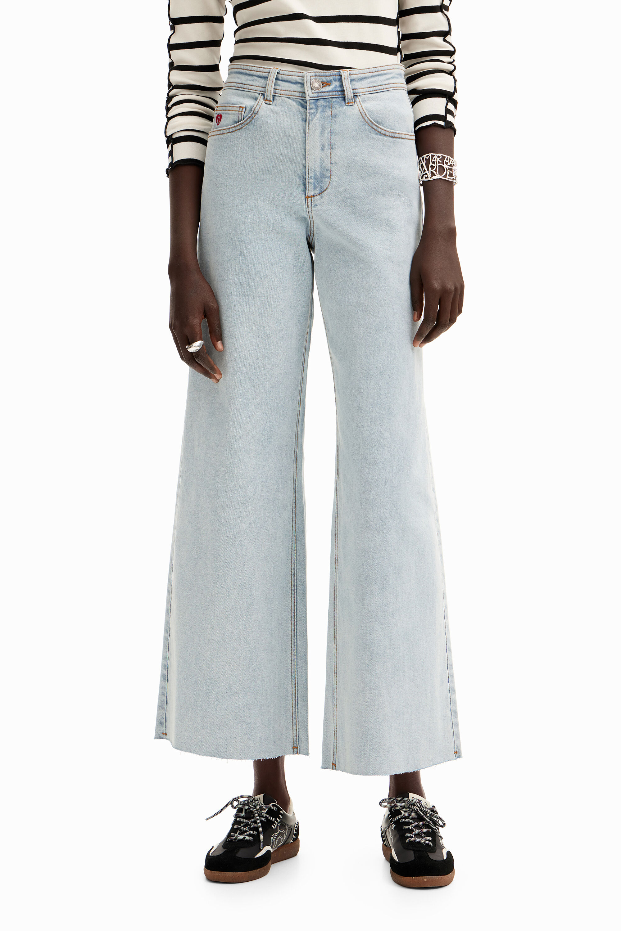 Vaqueros Culotte cropped