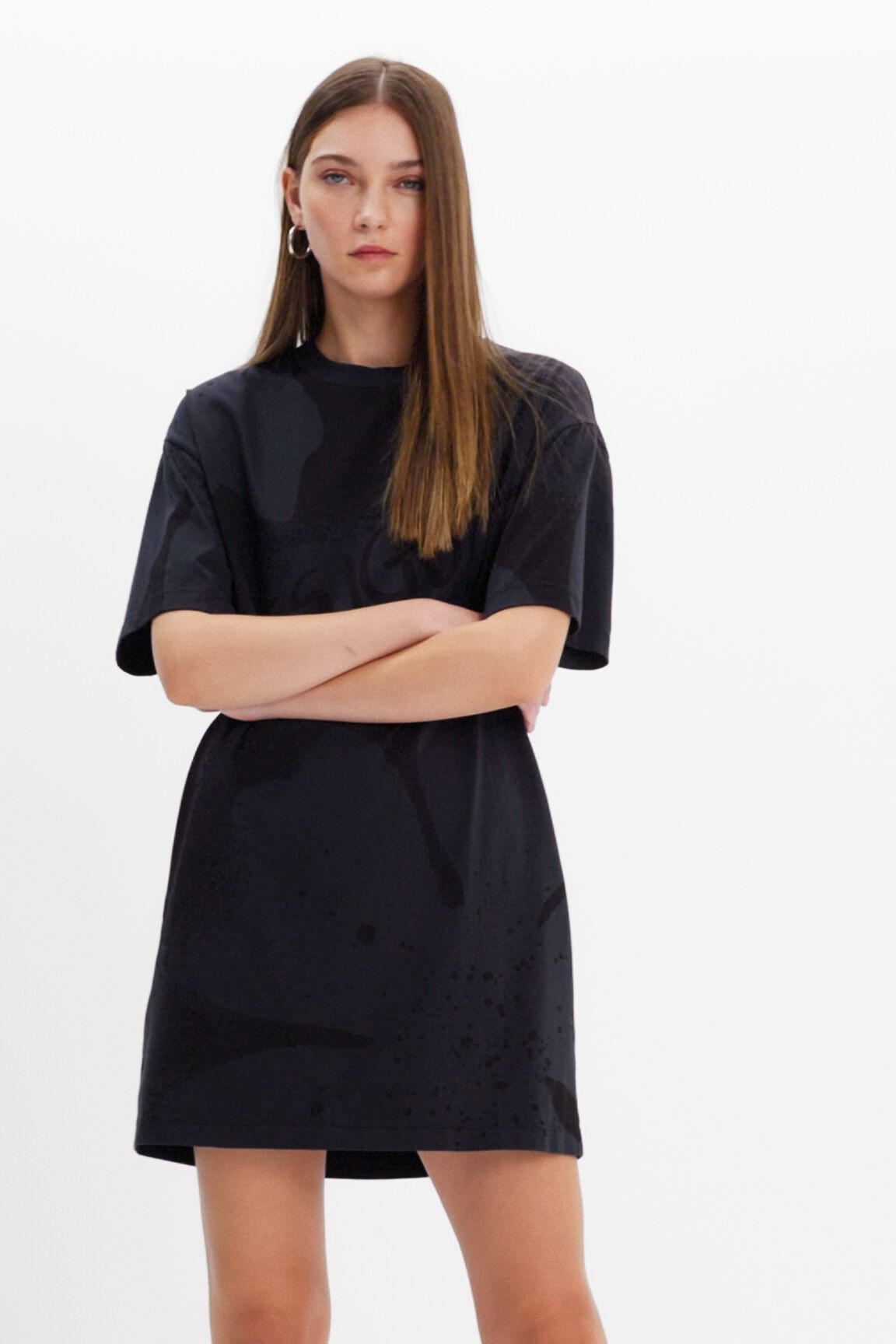 Vestido camiseta oversize arty