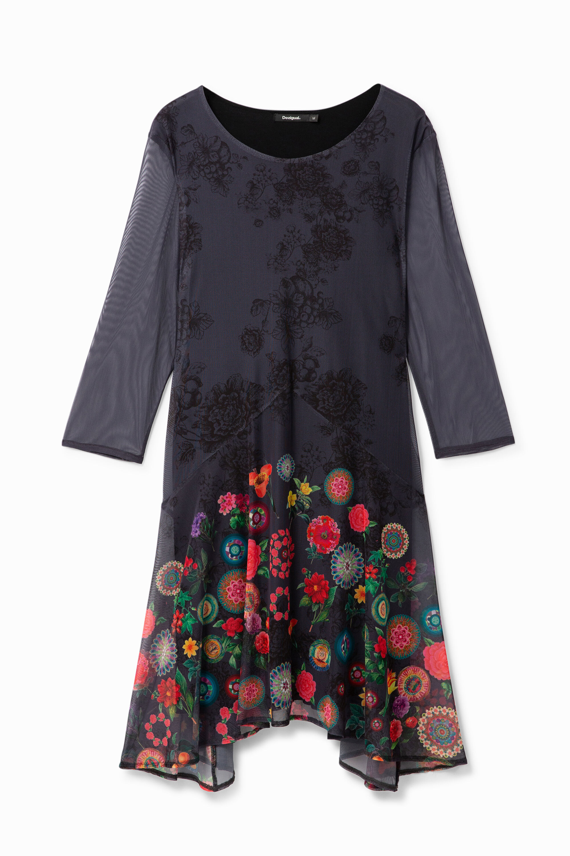 Vestido multicapas floral