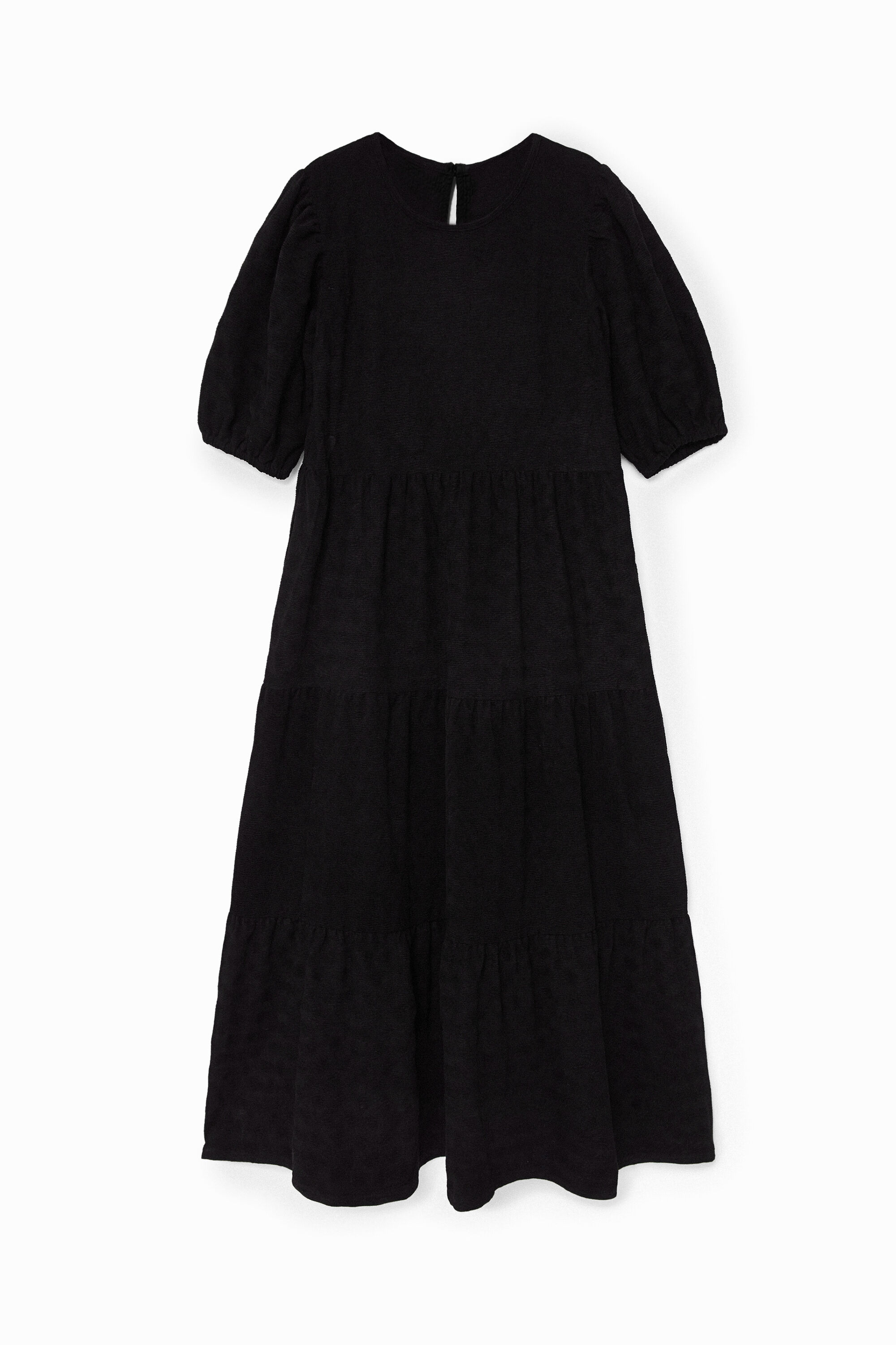 Vestido midi textura