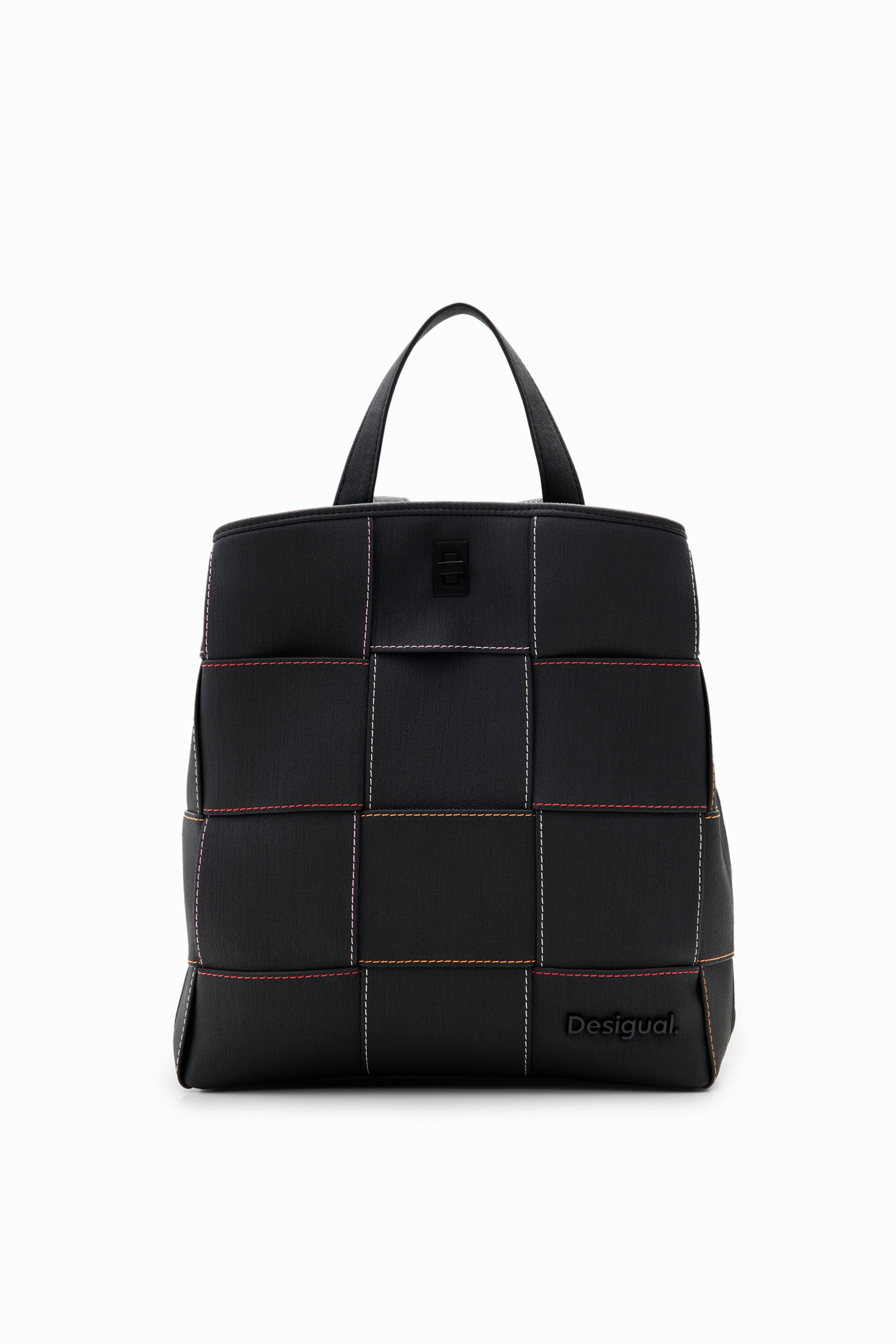 Mochila S trenzada pespuntes