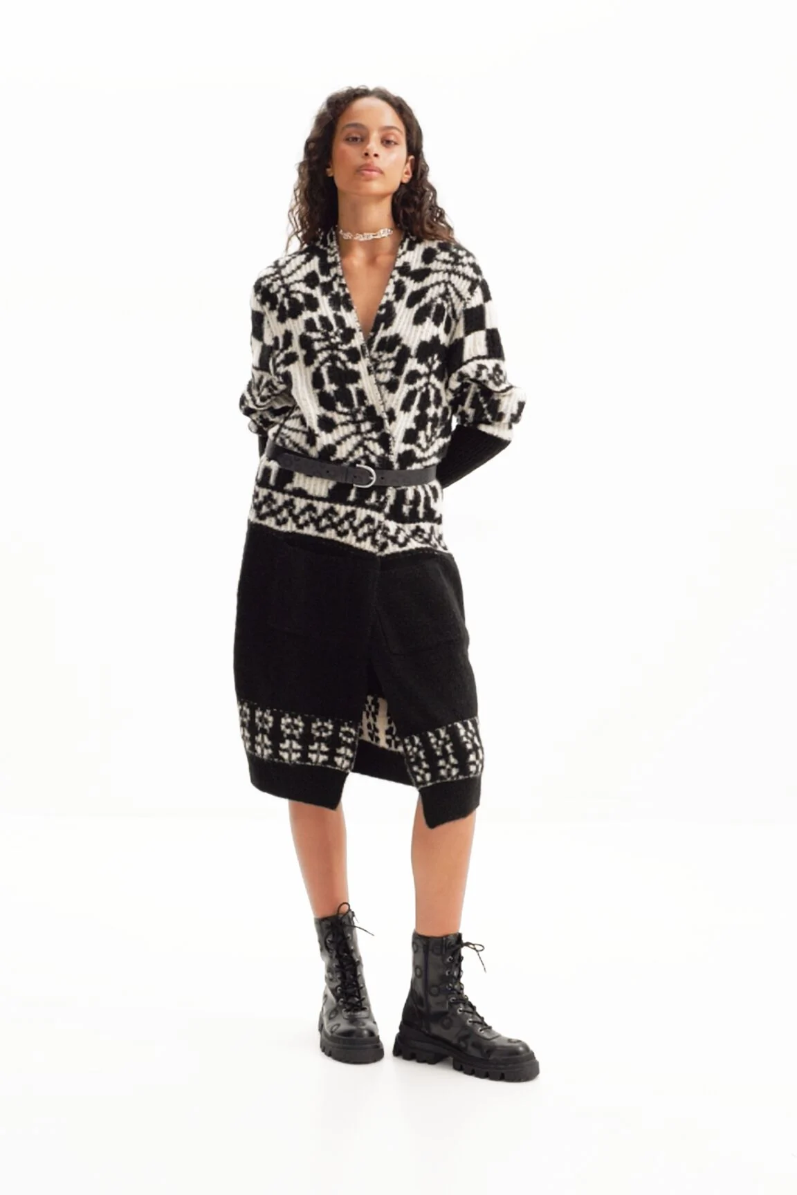 C&aacute;rdigan largo oversize M. Christian Lacroix