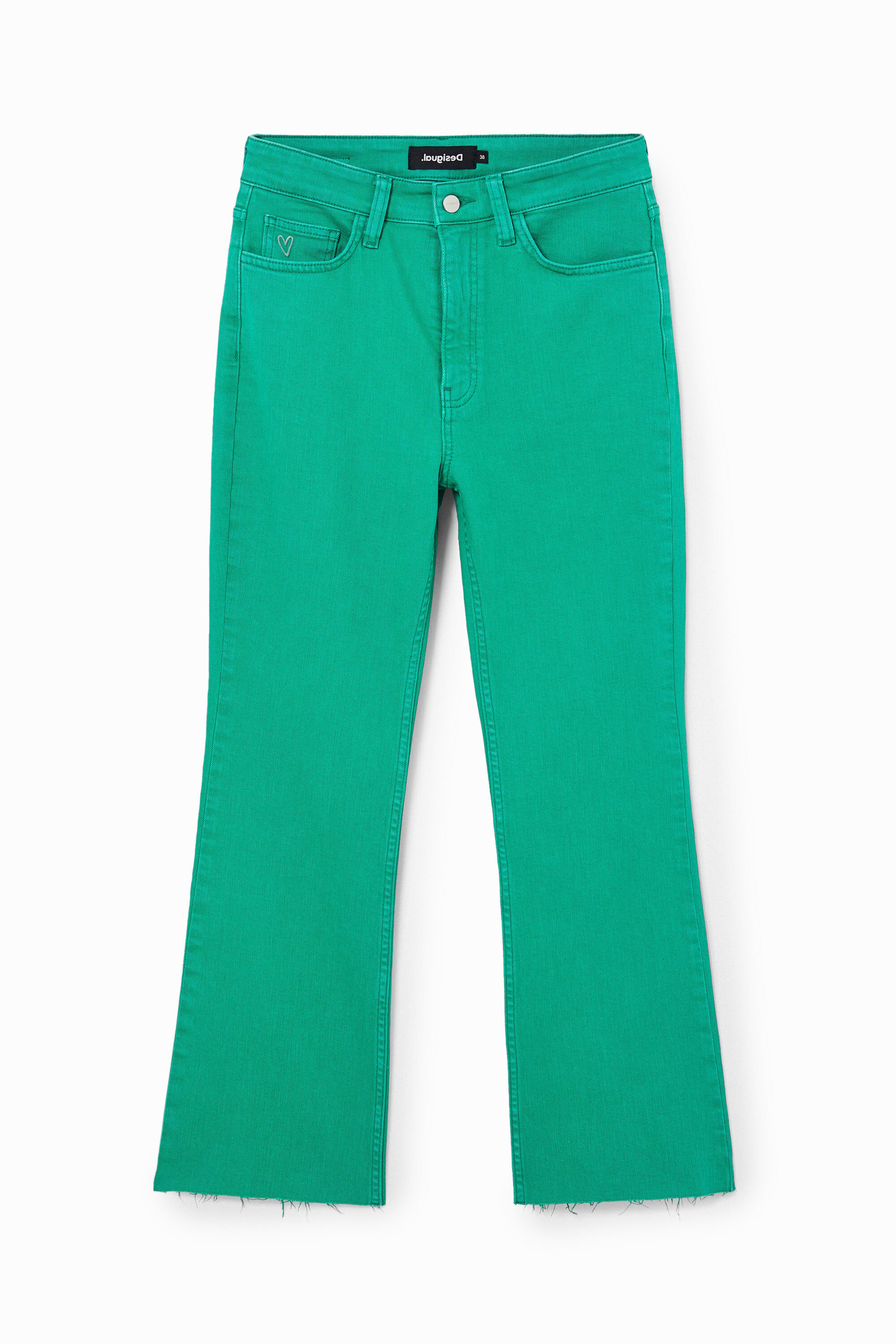 Pantal&oacute;n tobillero acampanado