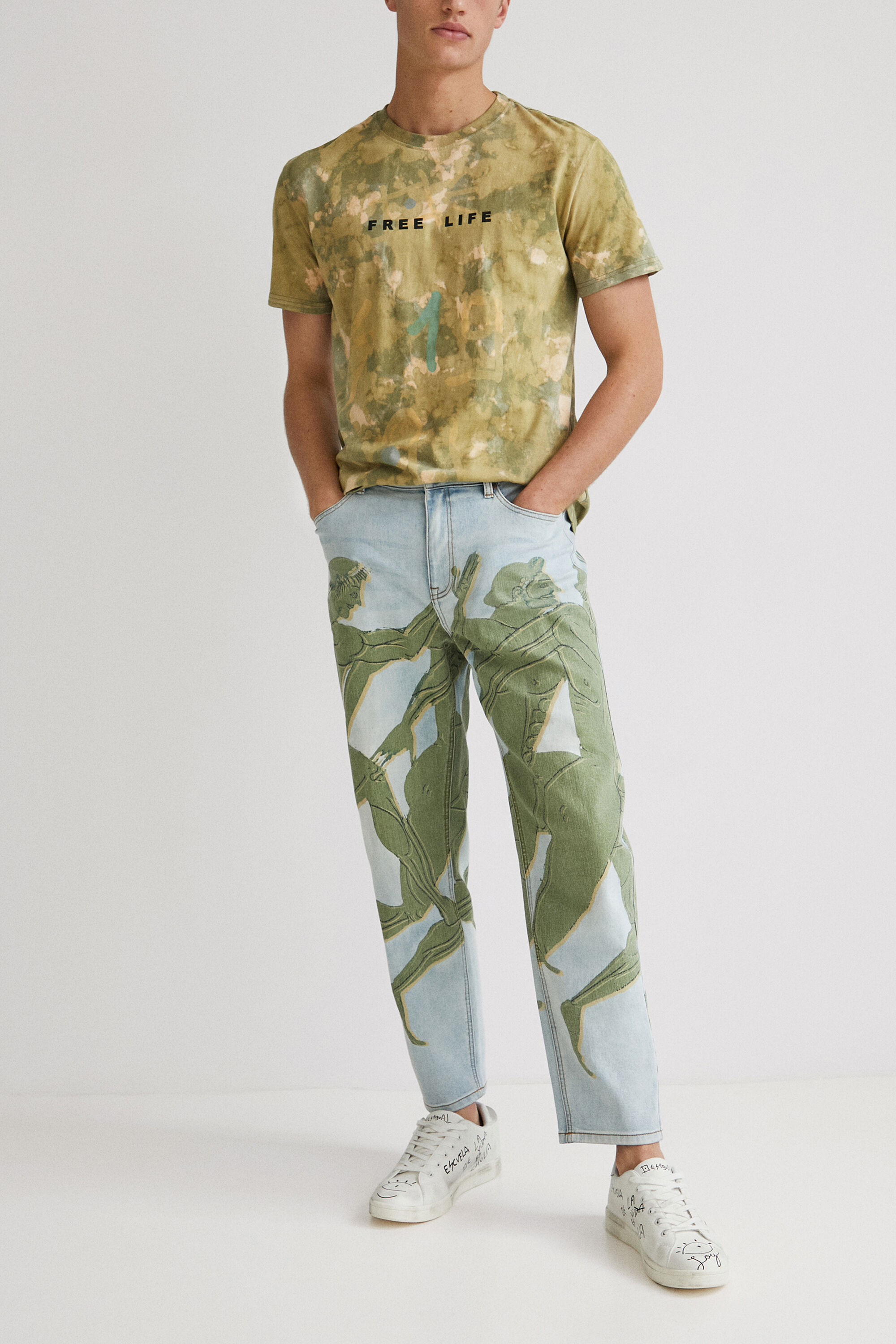 Camiseta manga corta camuflaje