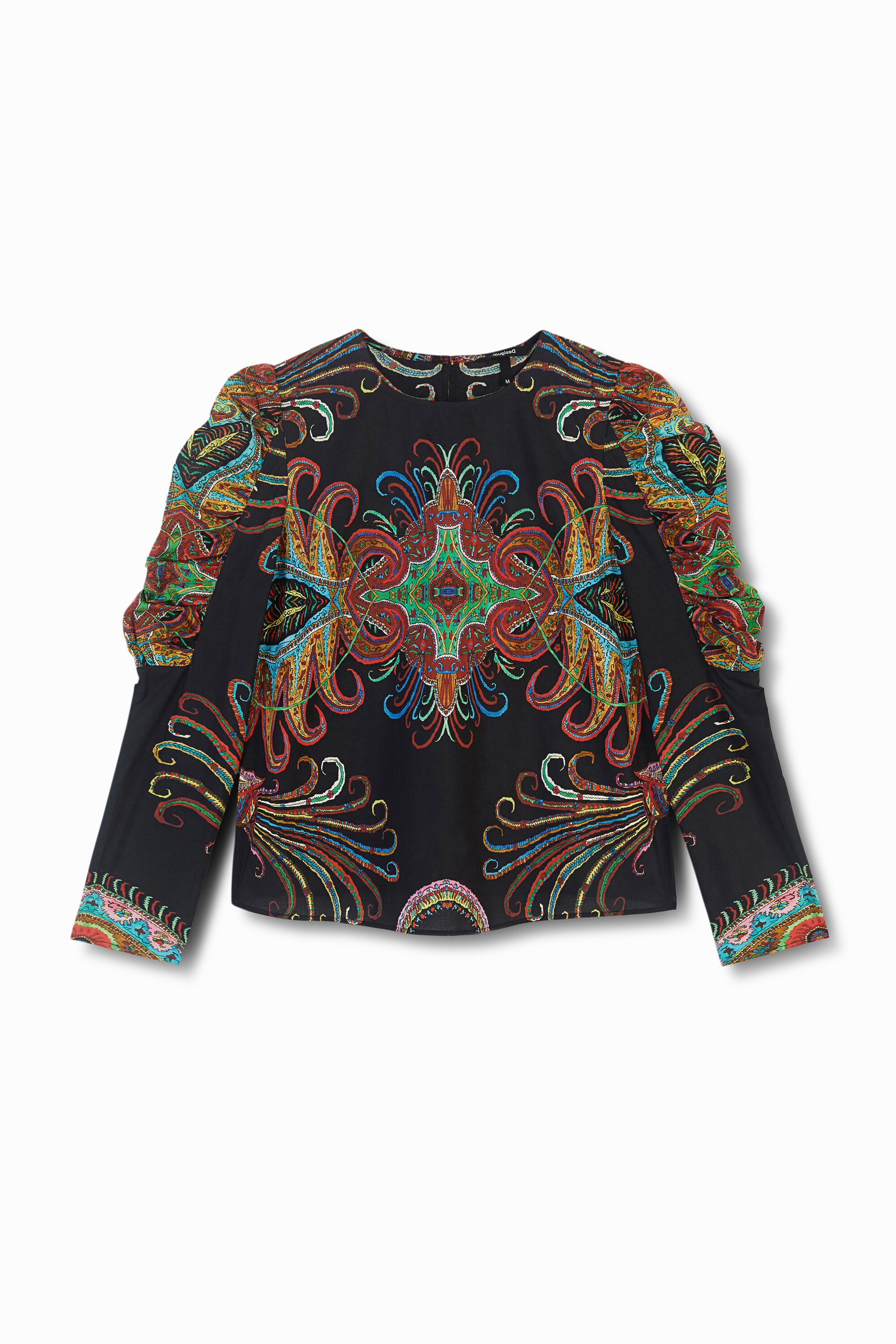 Blusa mangas abullonadas