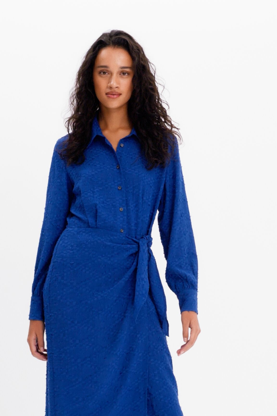 Vestido midi cruzado