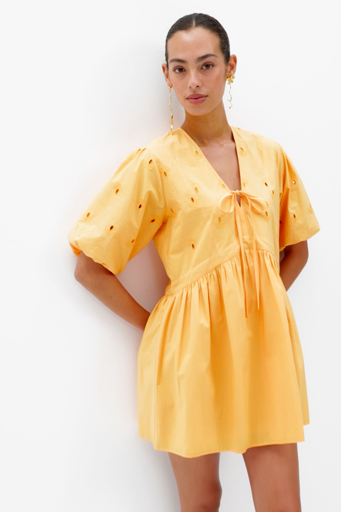 Vestido mini popel&iacute;n