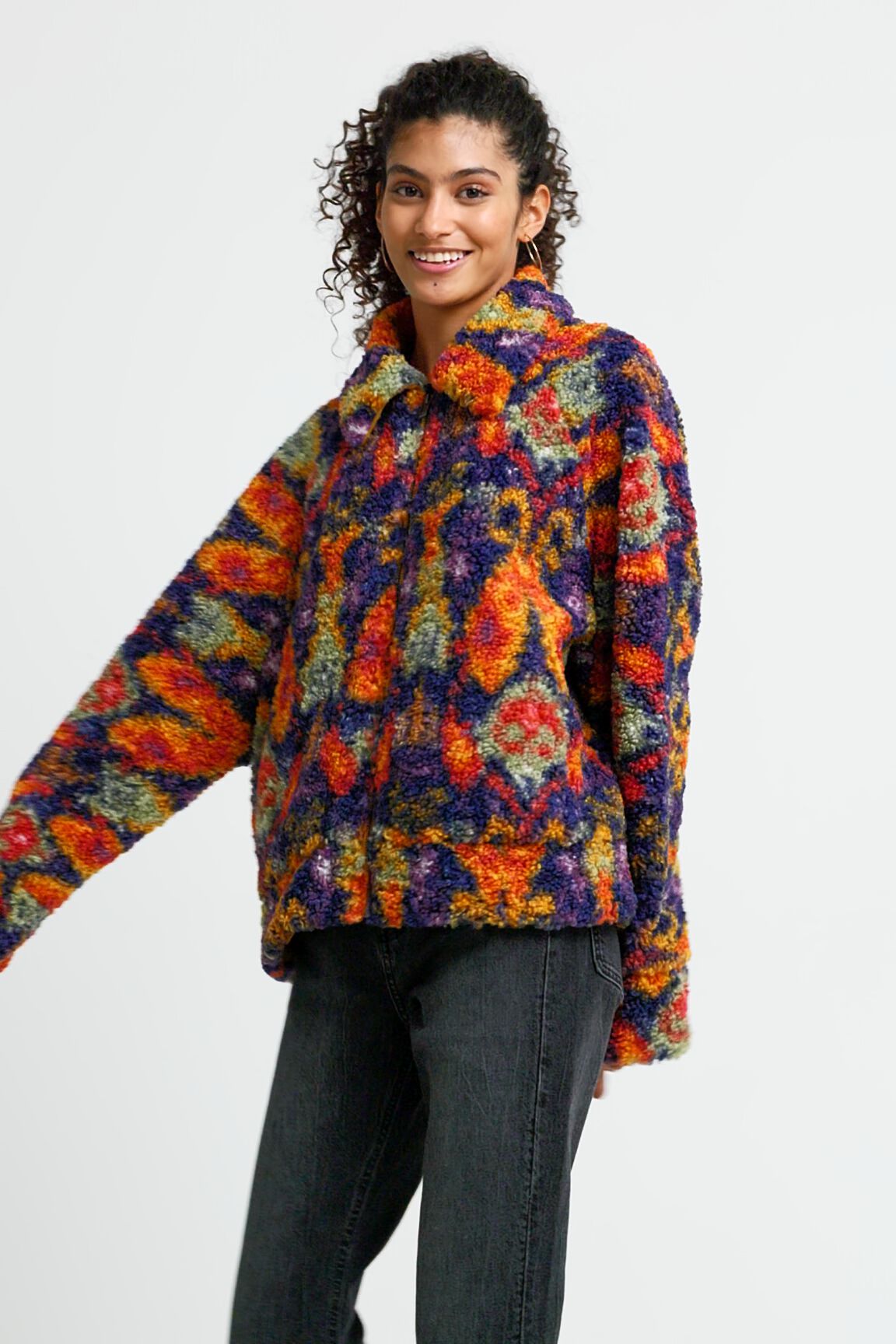 Chaqueta corta borreguito