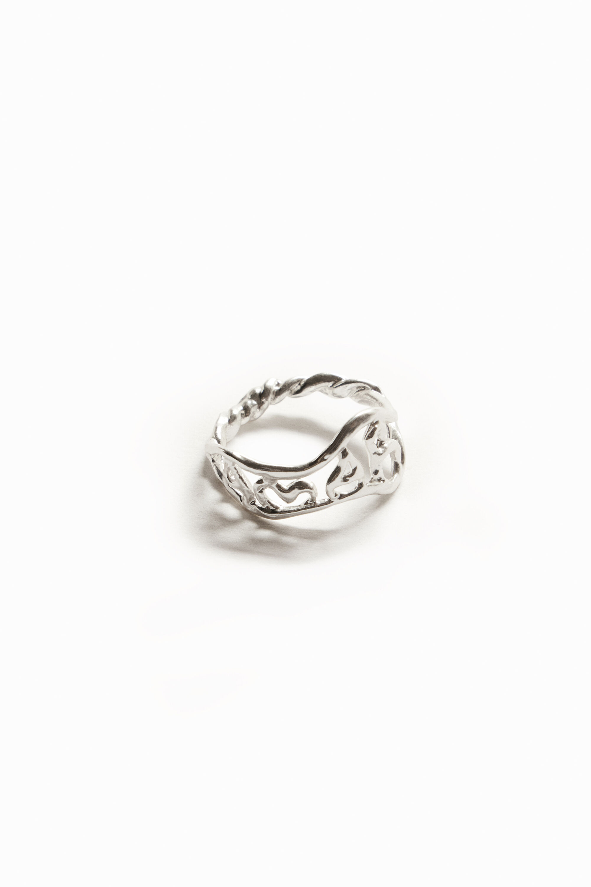 Anillo mensaje ba&ntilde;o plata Zalio