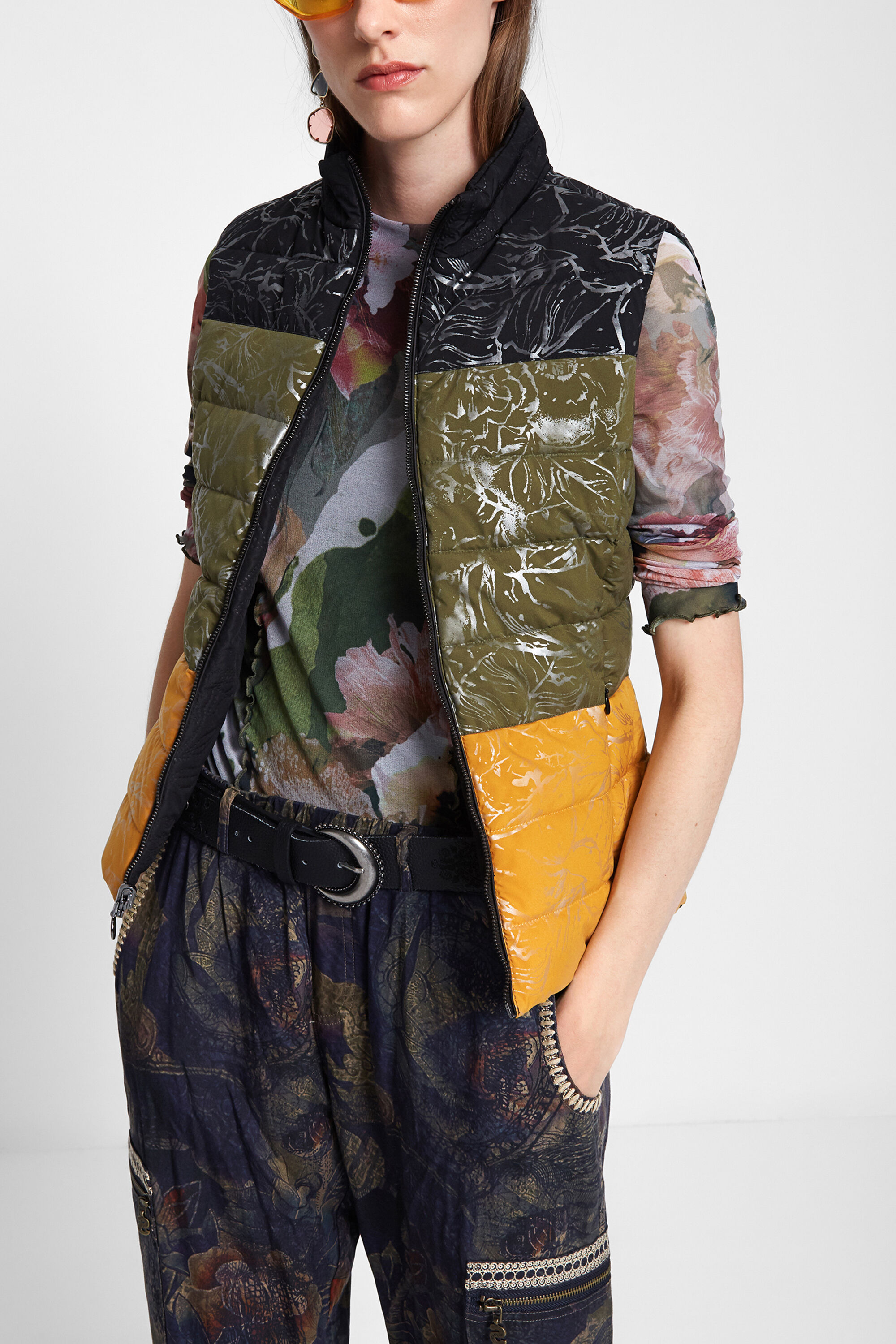 Chaleco acolchado reversible