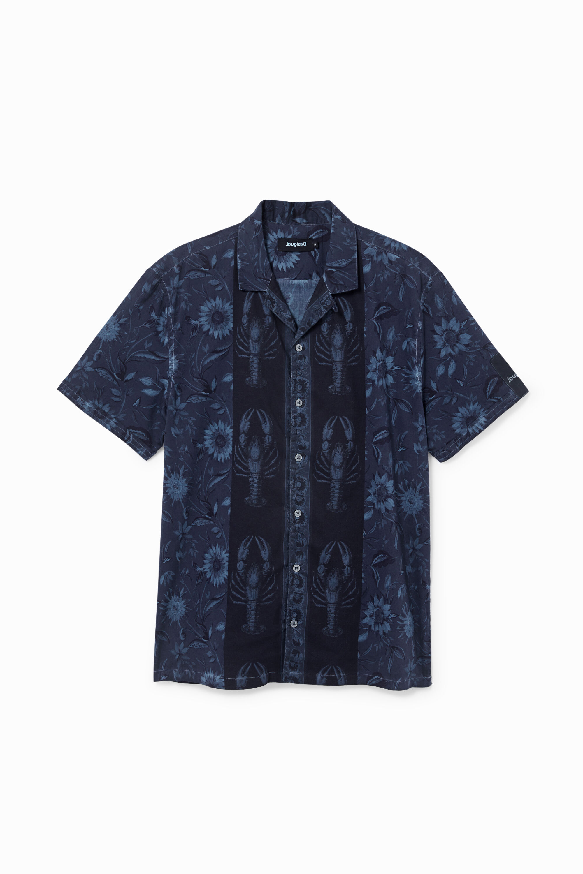 Camisa manga corta flores