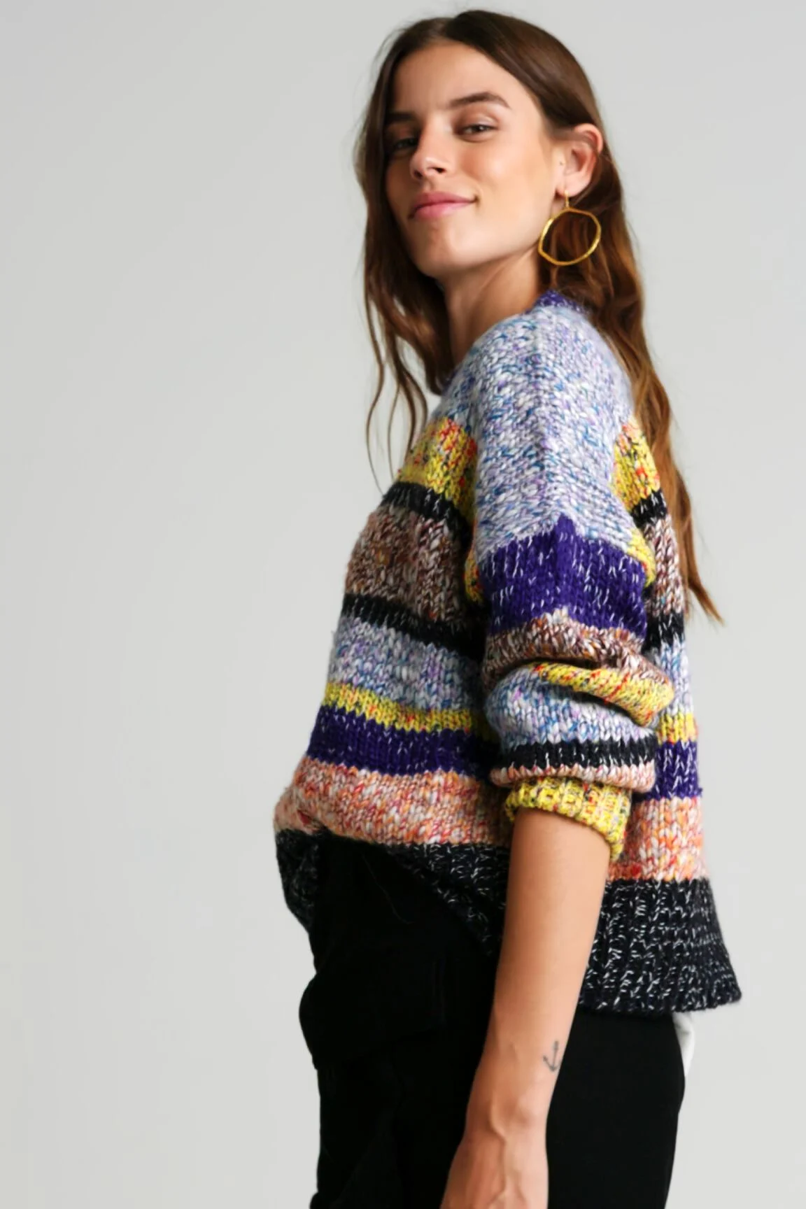 Jersey tricot jaspeado