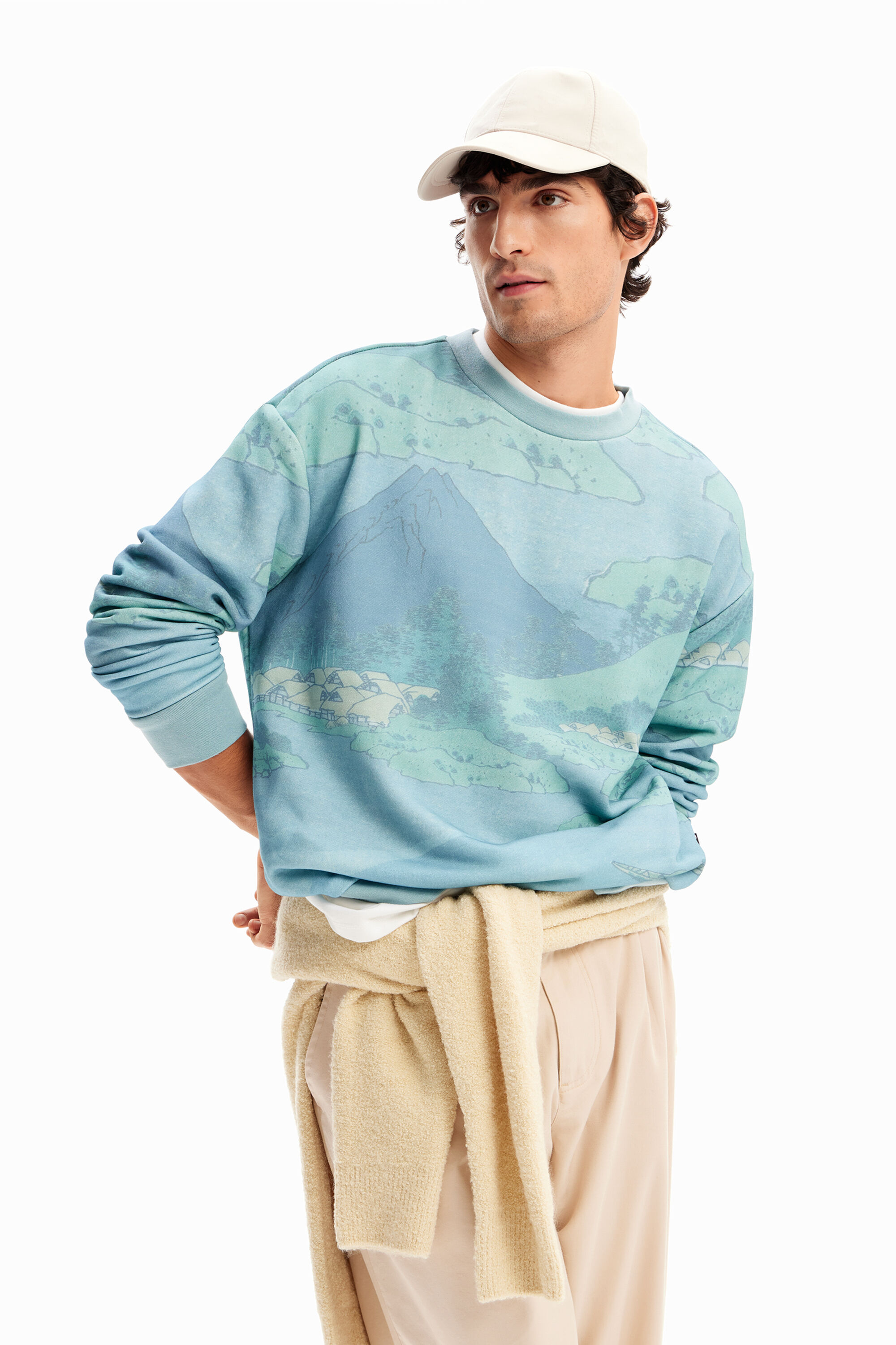 Sudadera paisaje japon&eacute;s