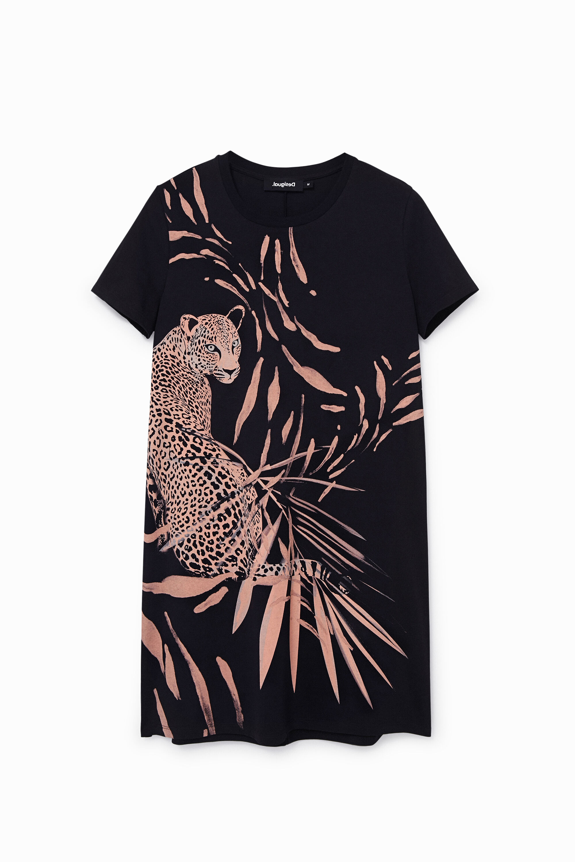 Vestido camisetero guepardo
