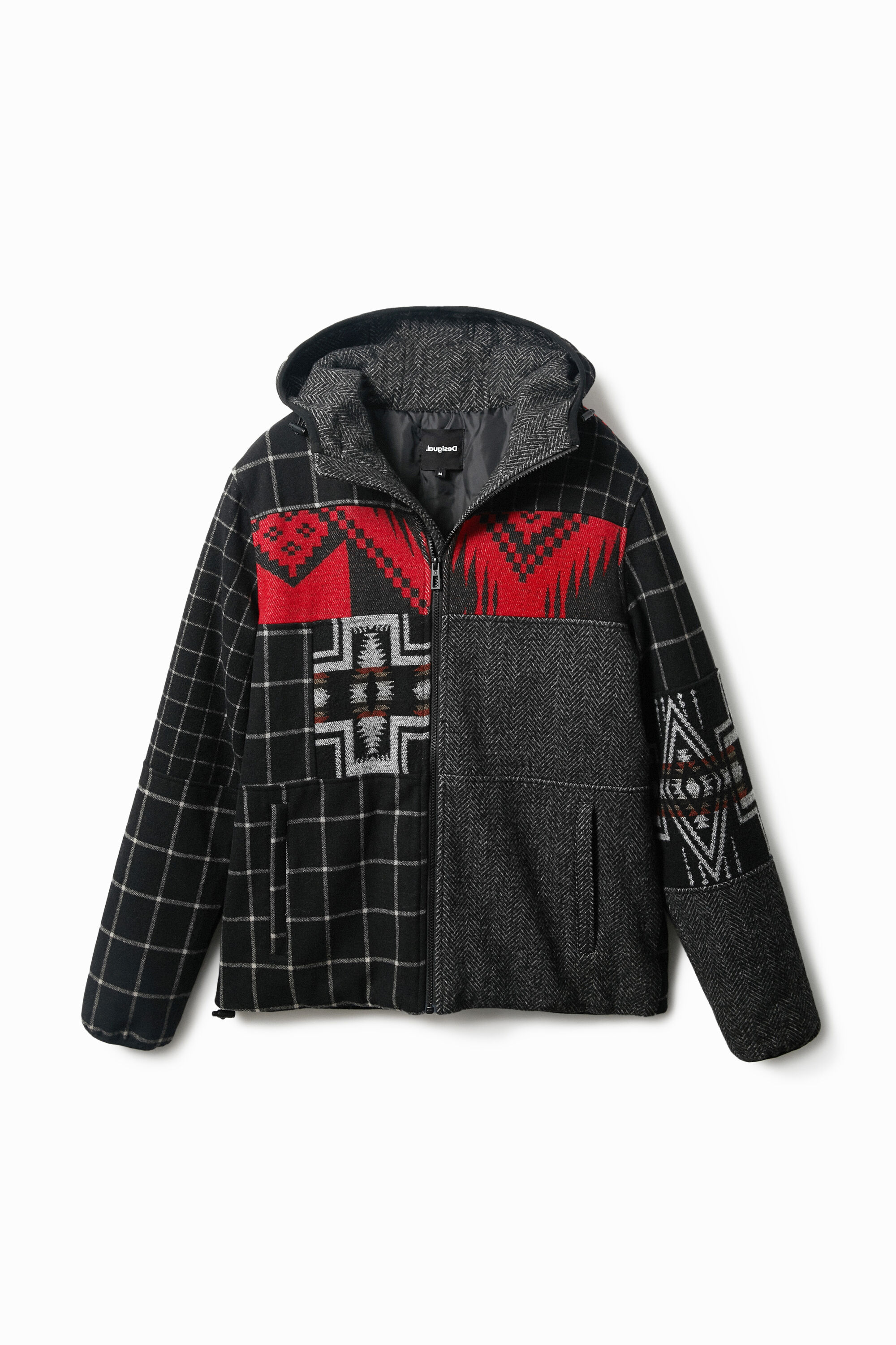 Chaqueta pa&ntilde;o capucha