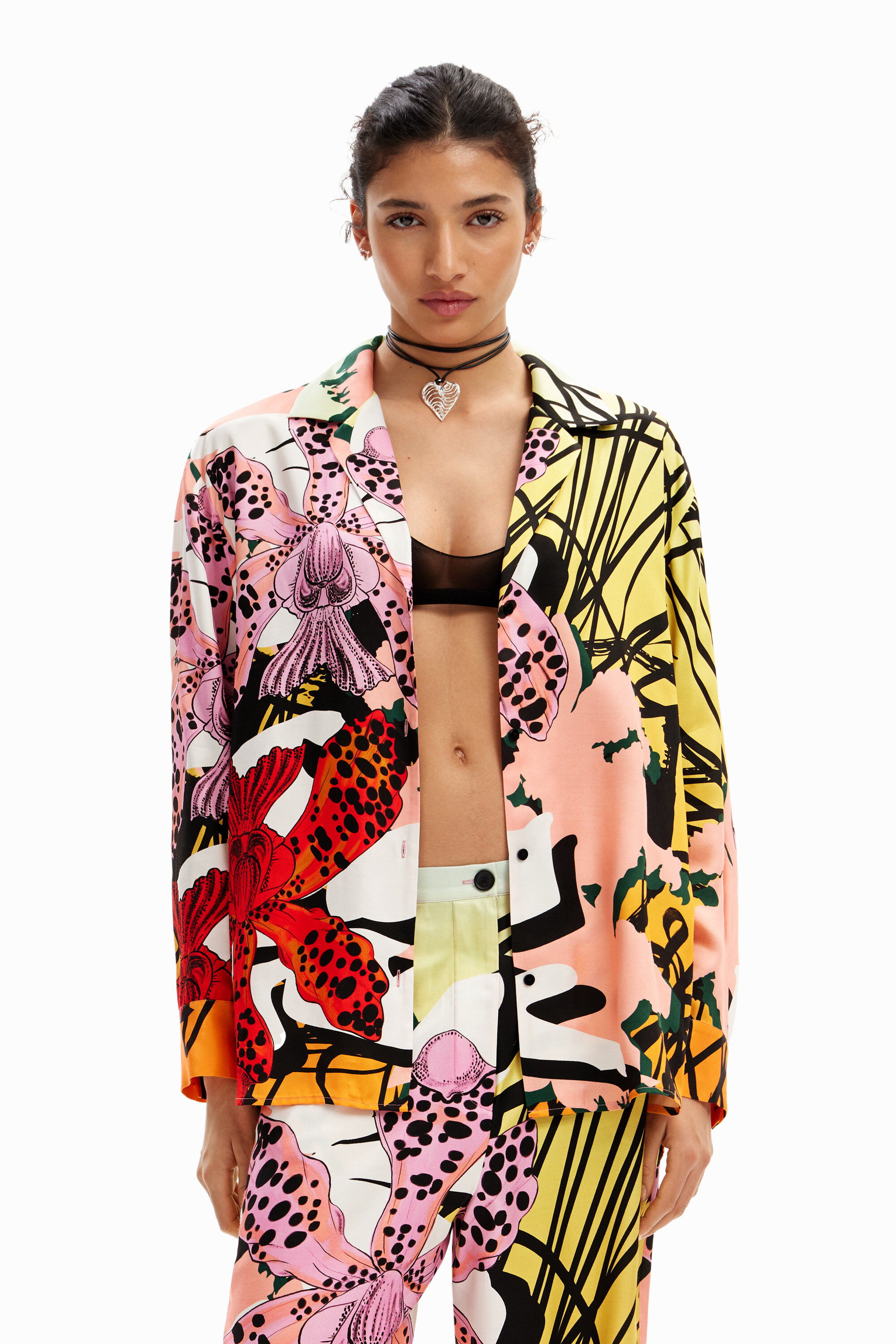 Pantal&oacute;n seda orqu&iacute;deas M. Christian Lacroix