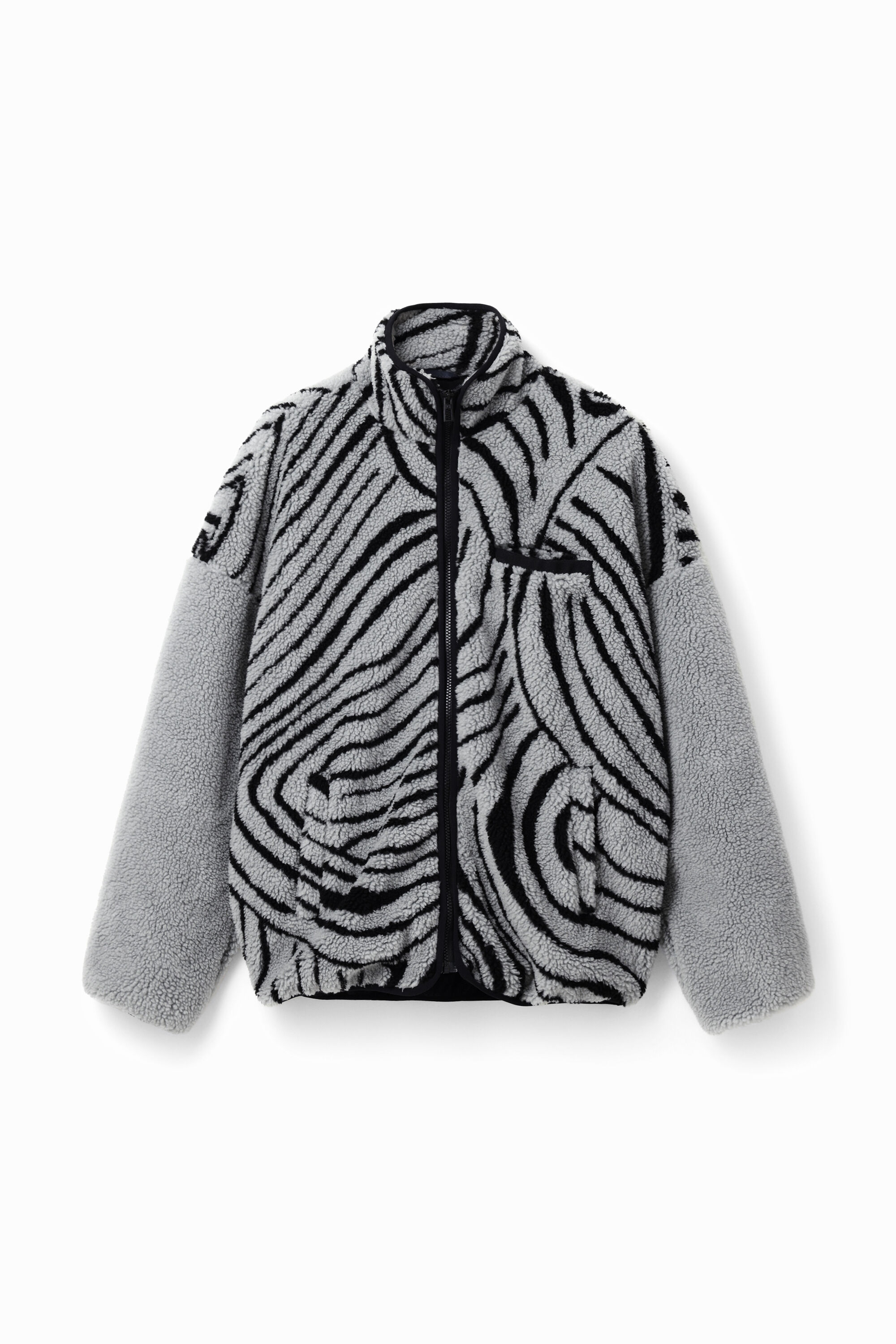 Chaqueta polar cuello alto