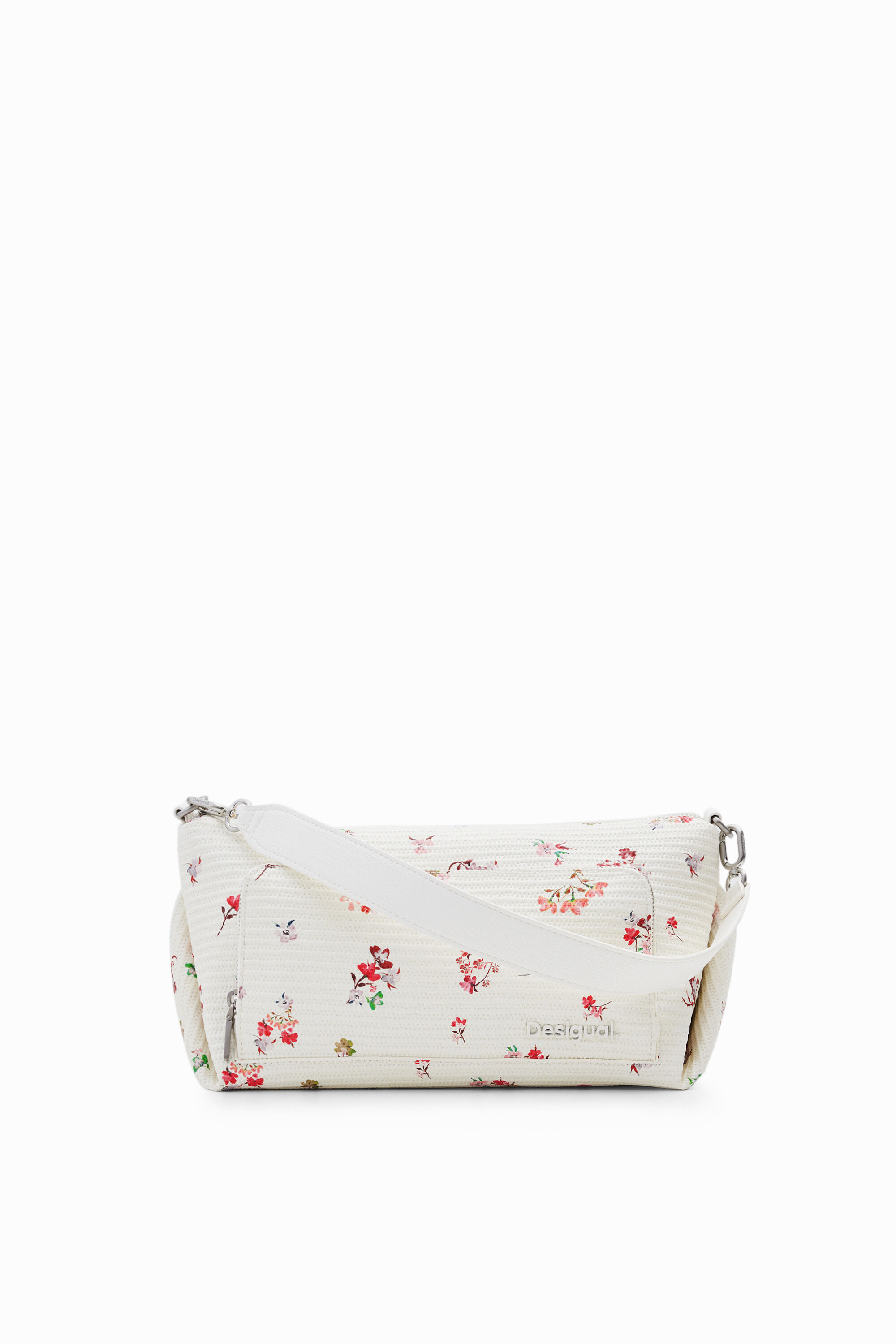 Bolso M textura flores