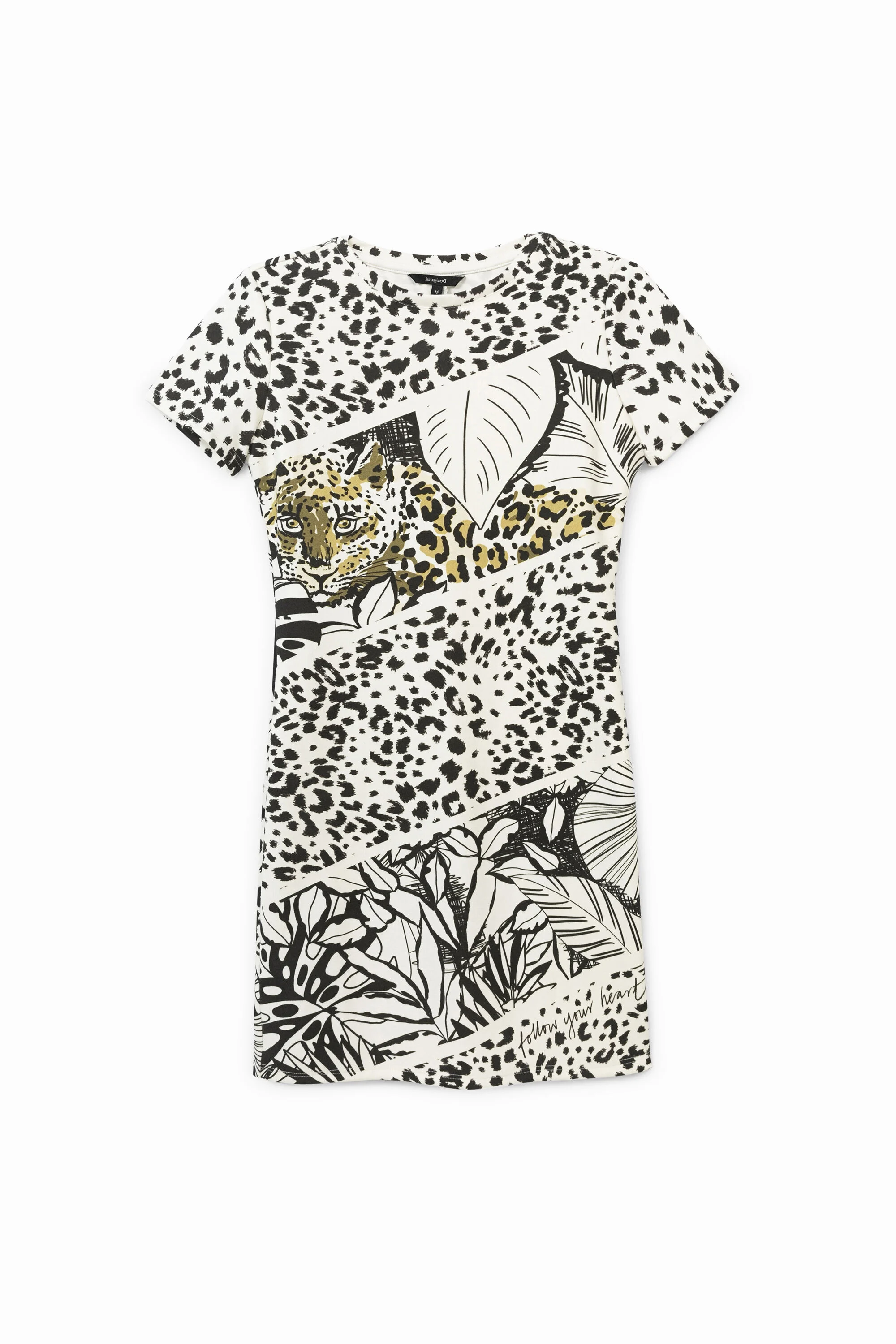 Vestido corto pichi animal print