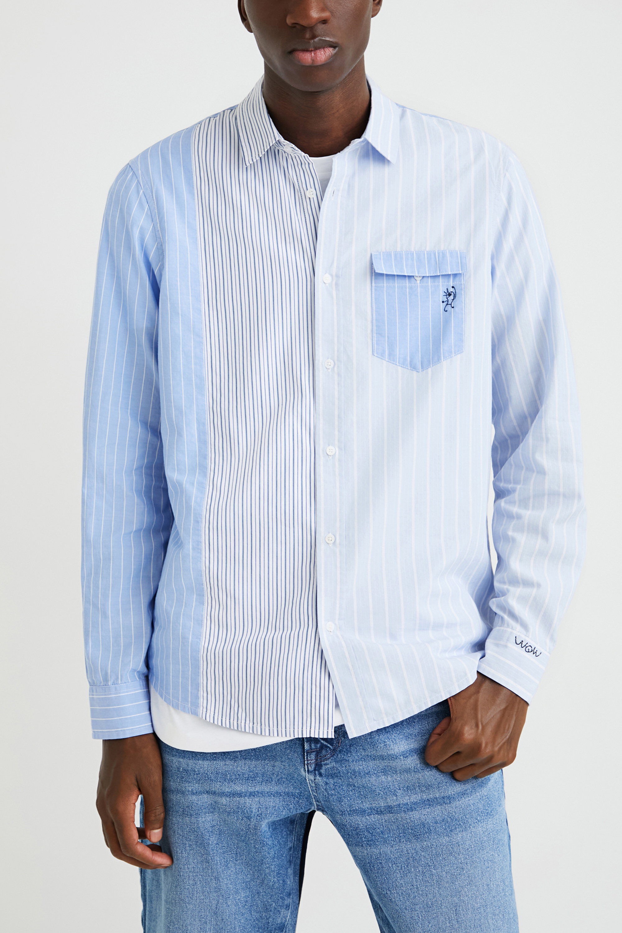 Camisa manga larga rayas