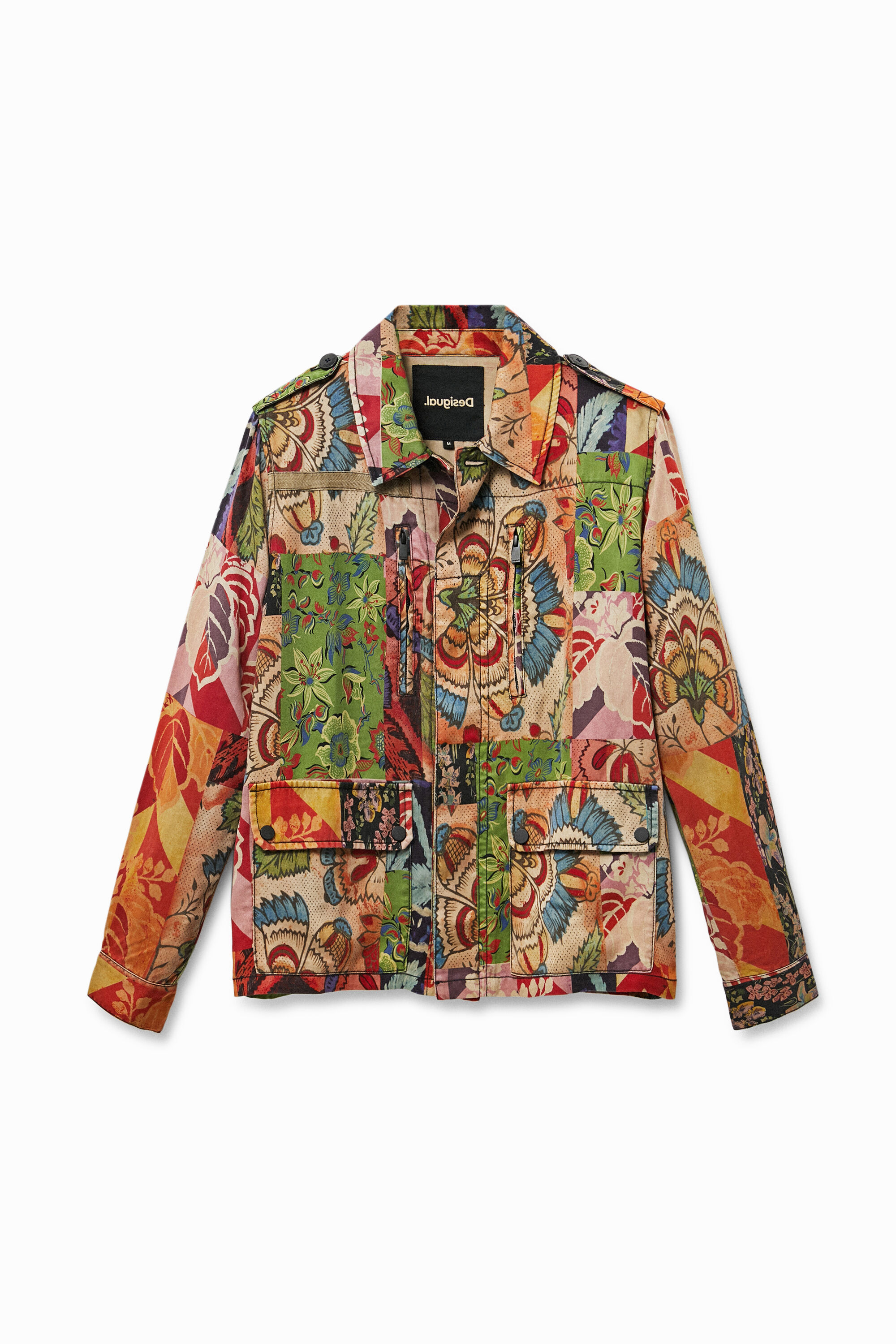 Chaqueta patch tropical M. Christian Lacroix