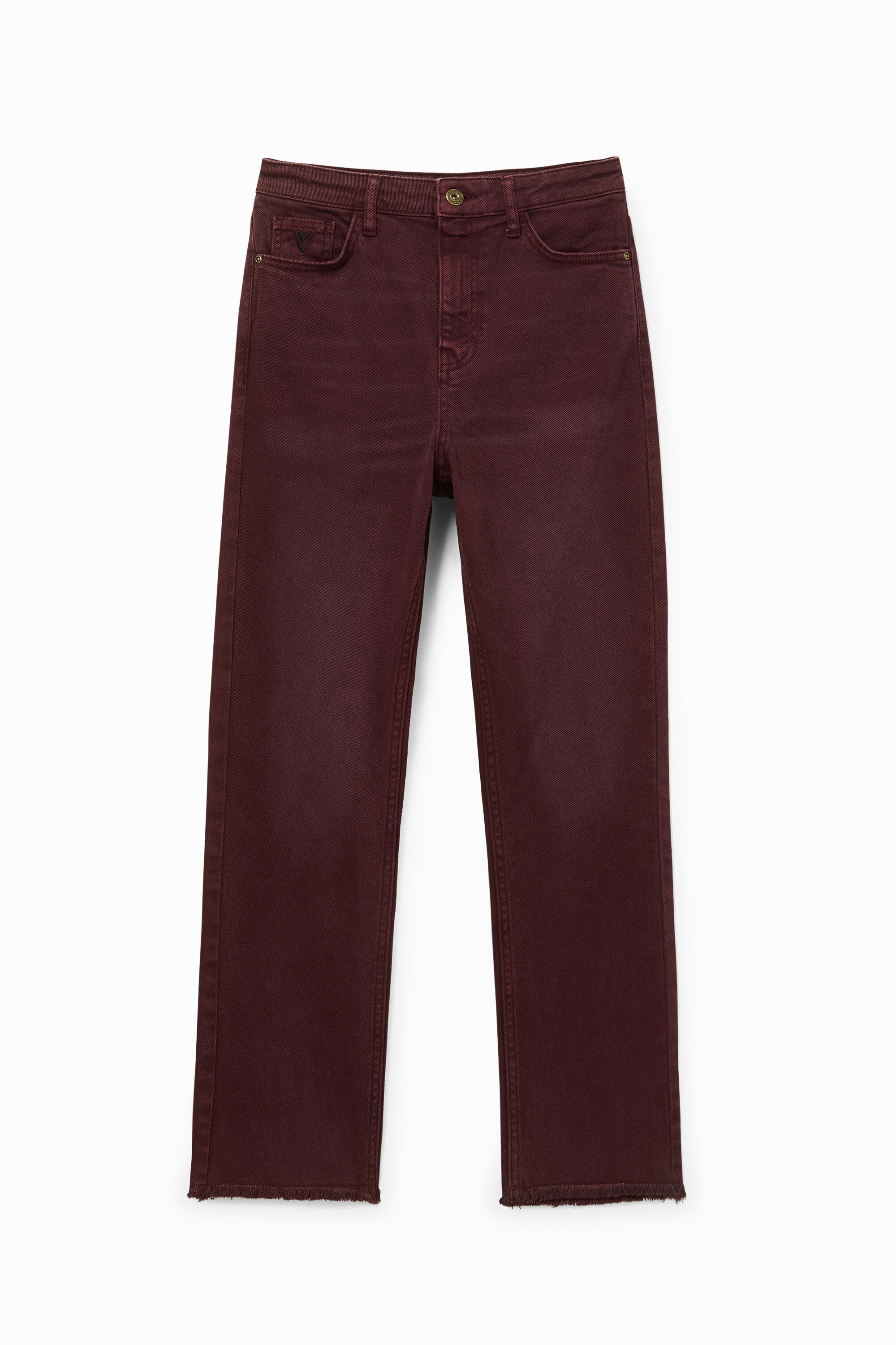 Pantal&oacute;n straight tobillero