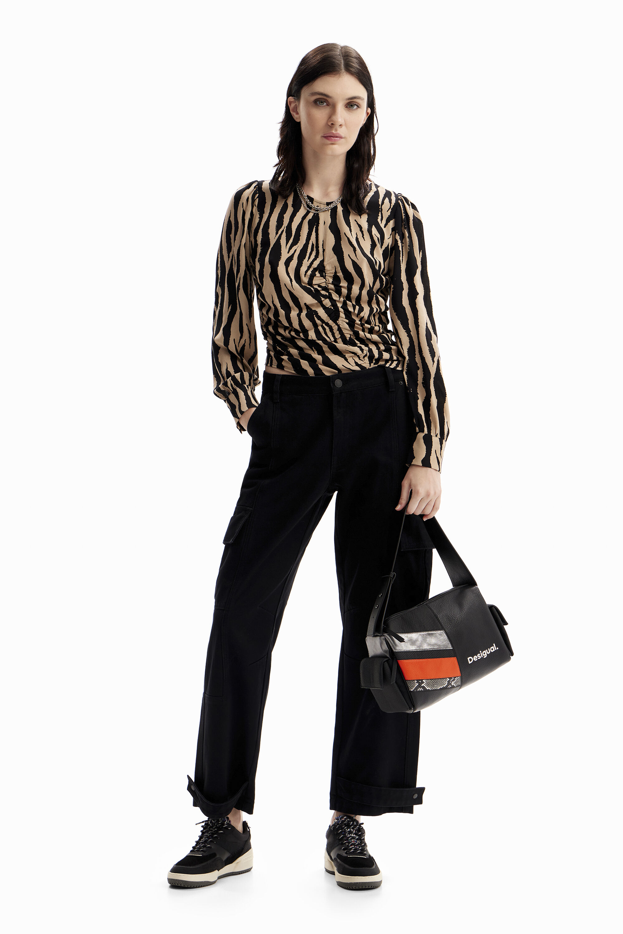 Bolso mediano patch
