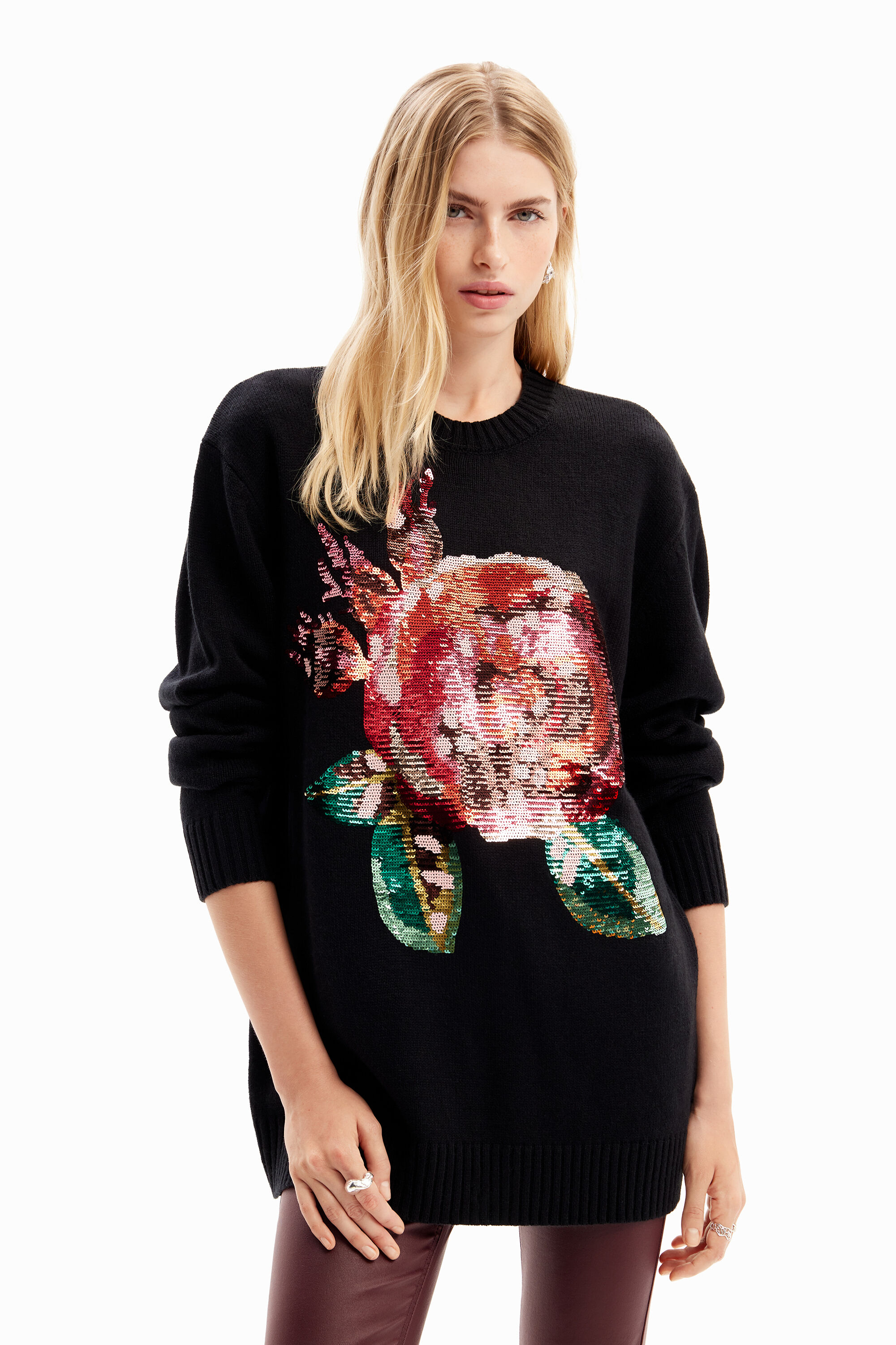 Jersey oversize lentejuelas M. Christian Lacroix