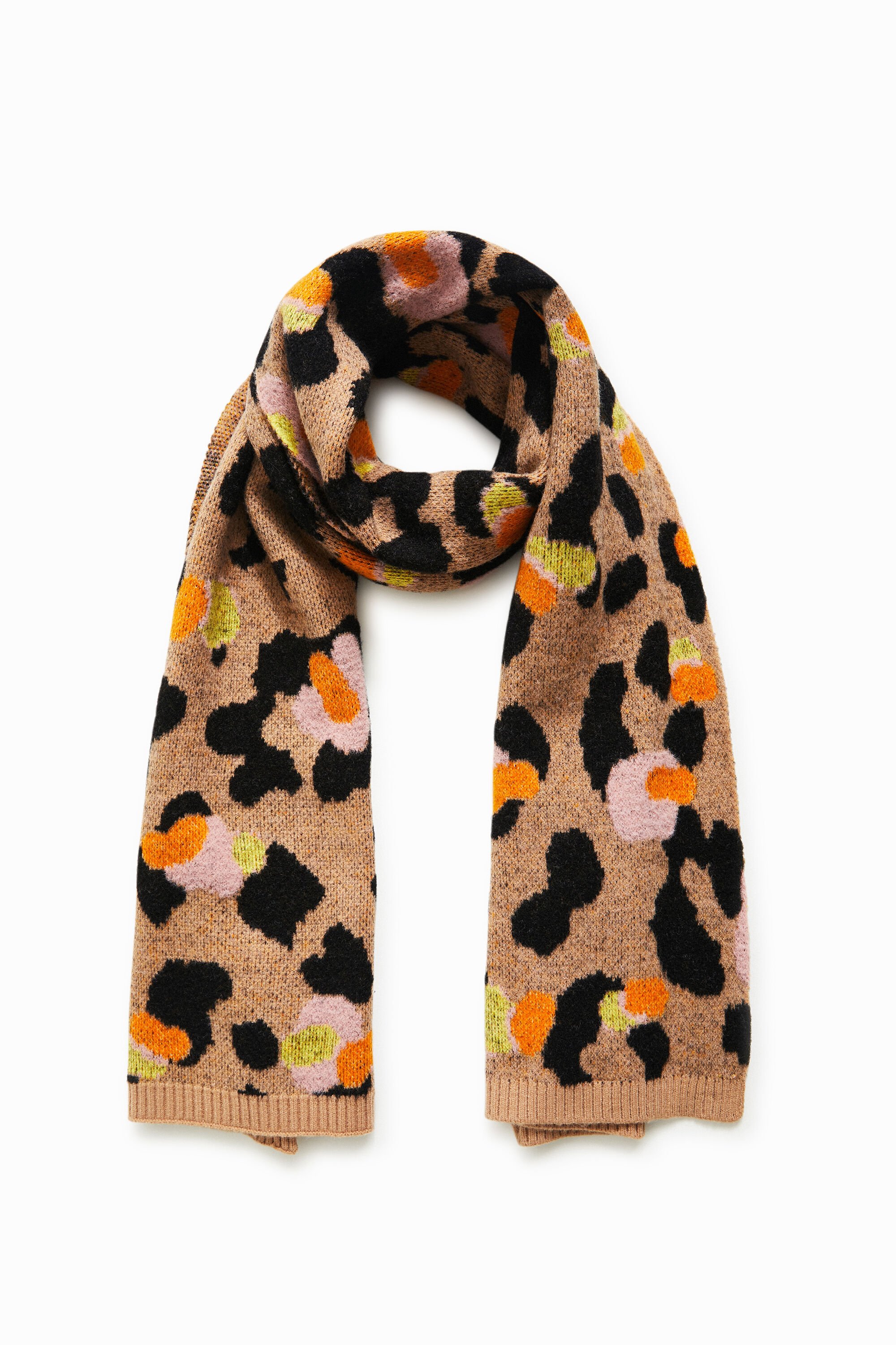 Bufanda alargada animal print