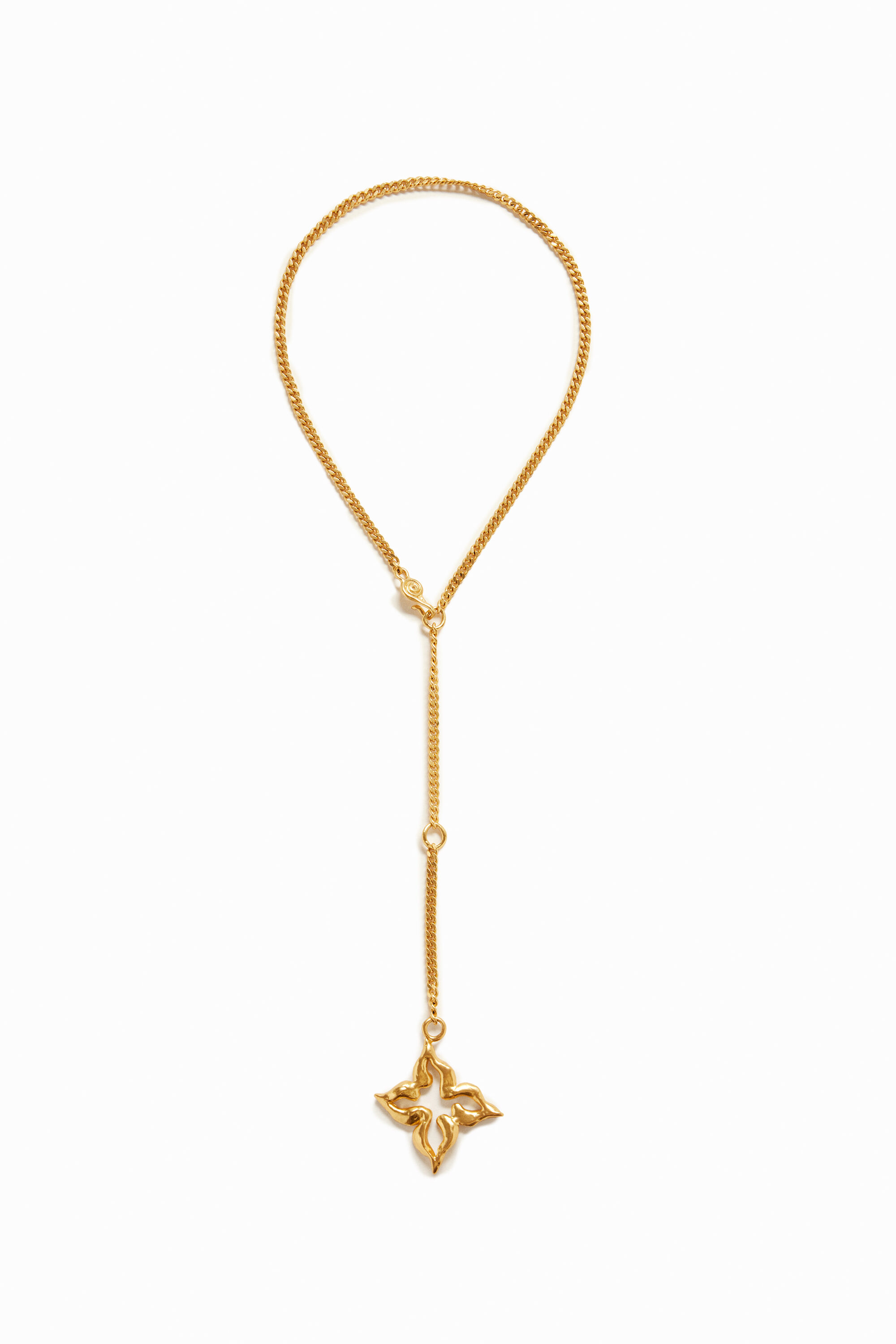 Collar mariposas ba&ntilde;o oro Zalio