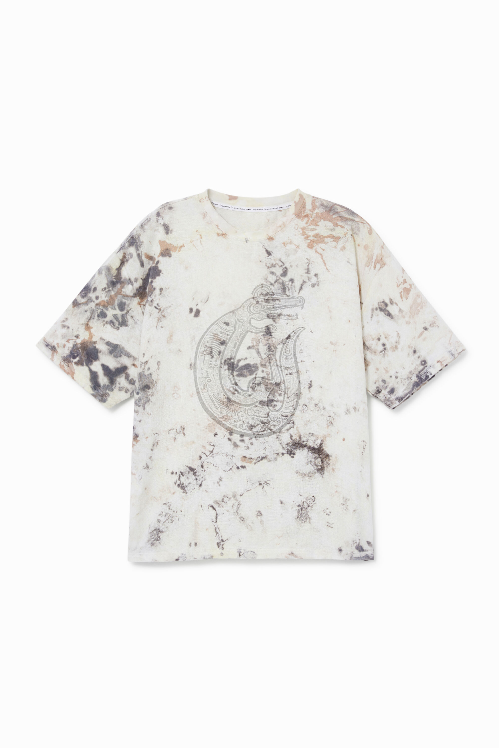 Camiseta oversize tie-dye