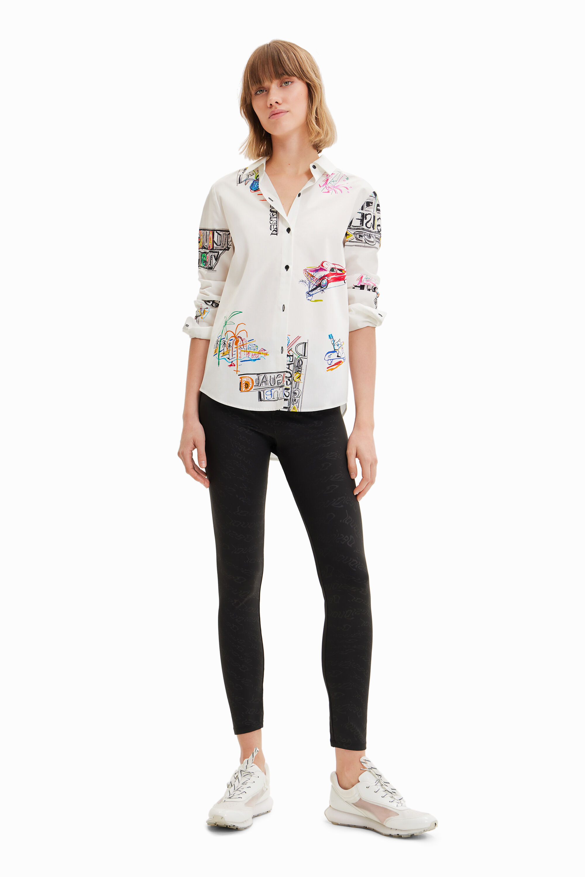 Camisa manga larga ilustraciones