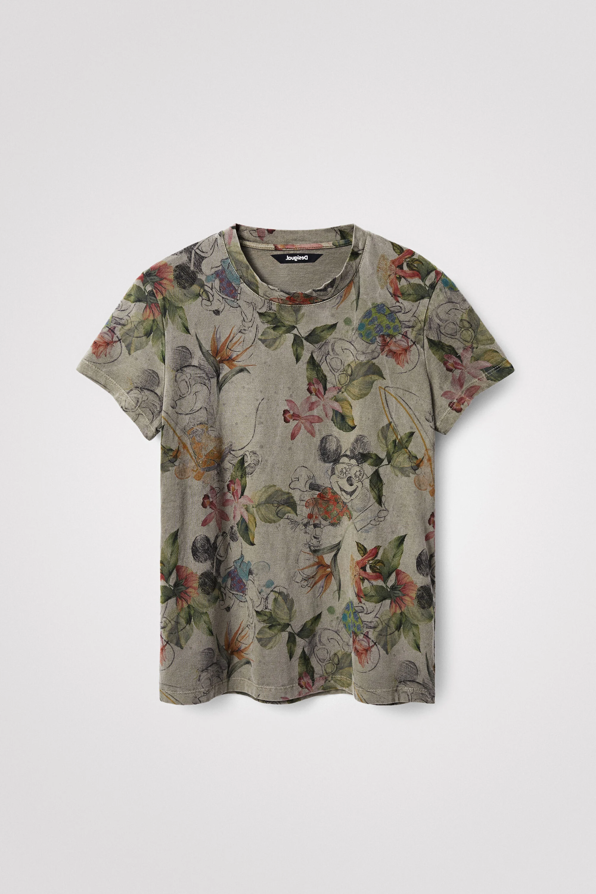 Camiseta tropical Mickey Mouse