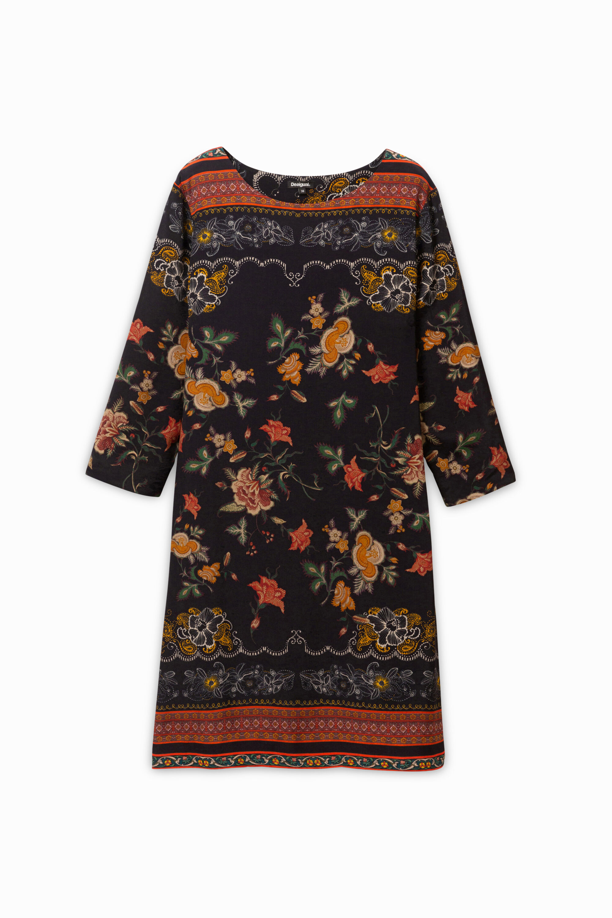 Vestido recto floral