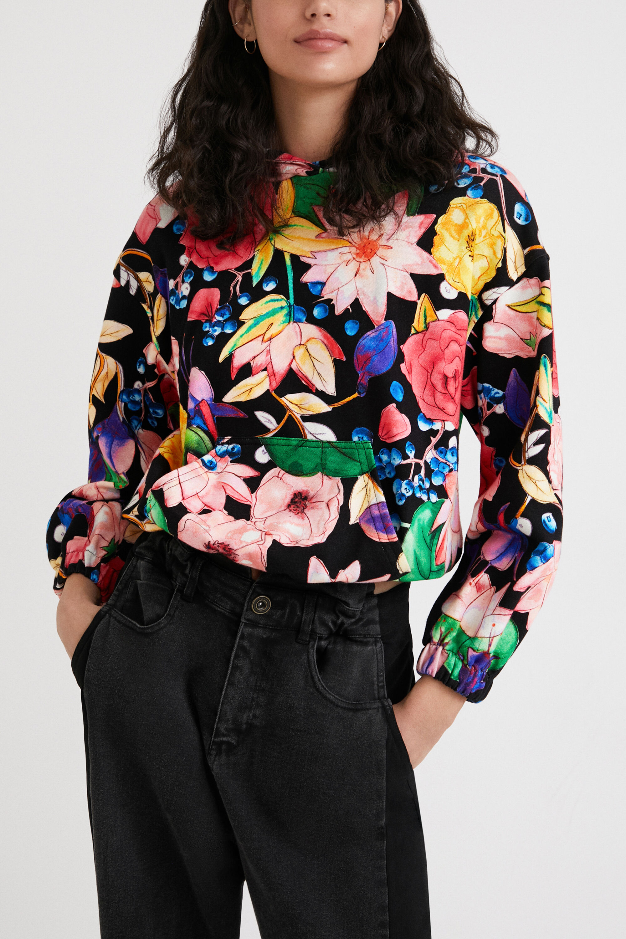 Sudadera floral