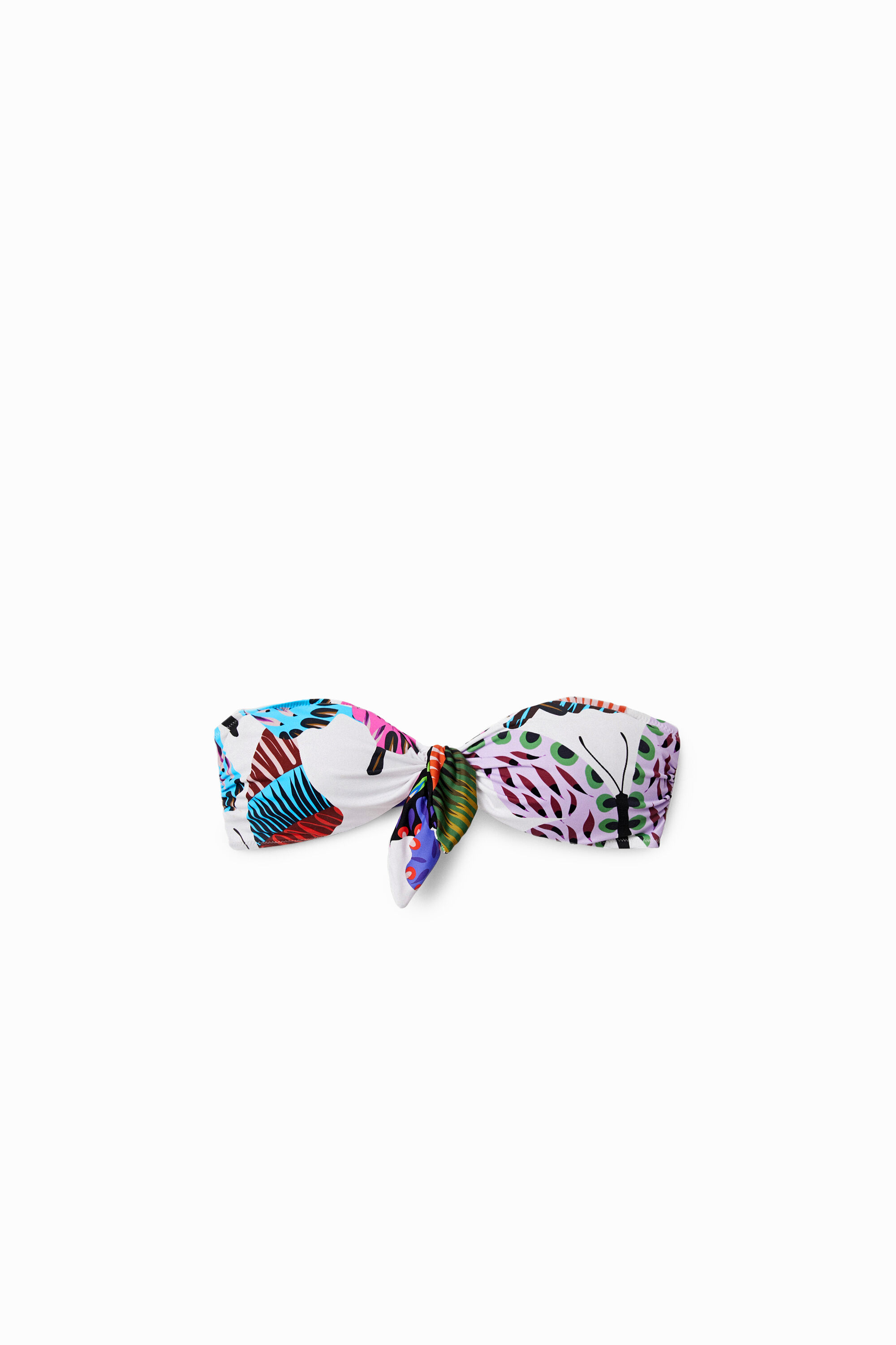 Top bikini nudo mariposas