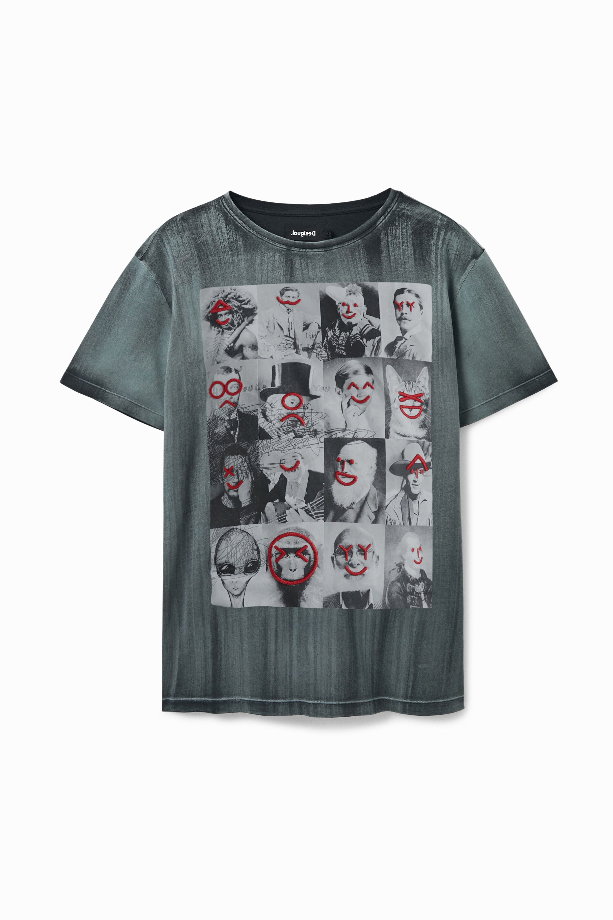 Camiseta algod&oacute;n caras