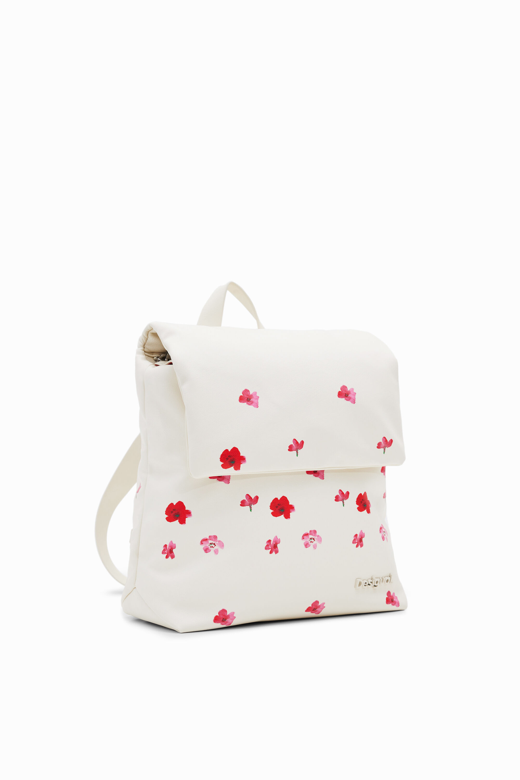 Mochila S acolchada flores