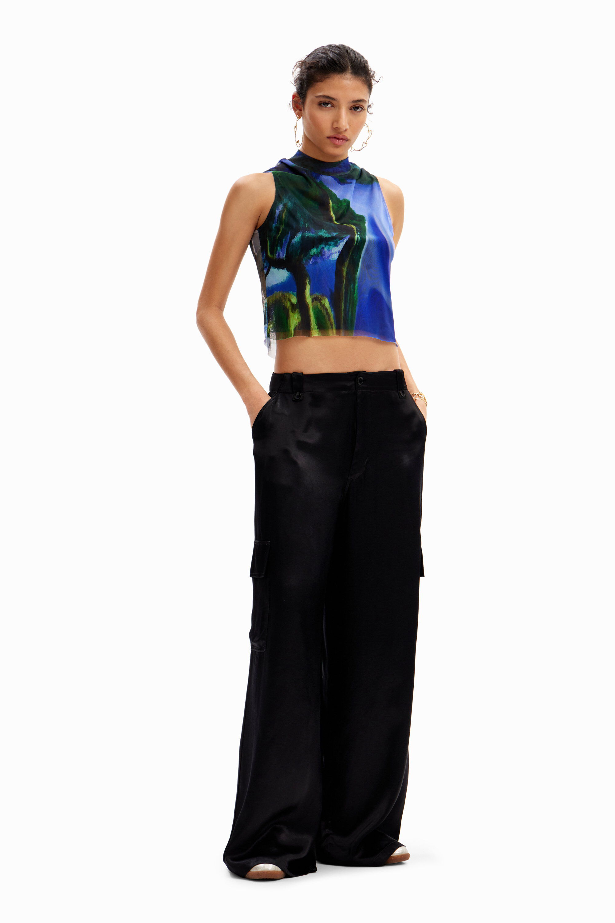 Camiseta tul paisaje M. Christian Lacroix