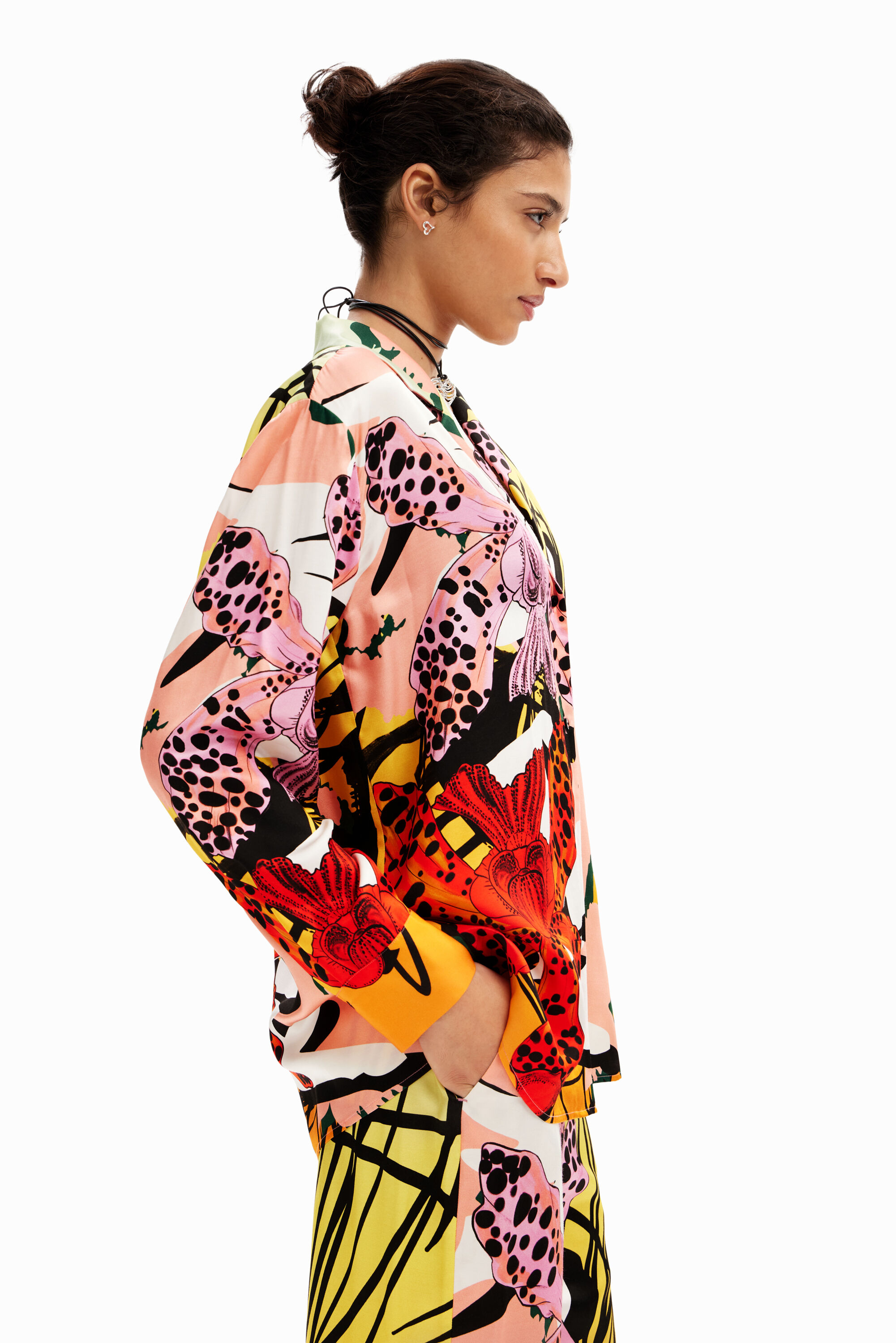 Camisa orqu&iacute;deas M. Christian Lacroix