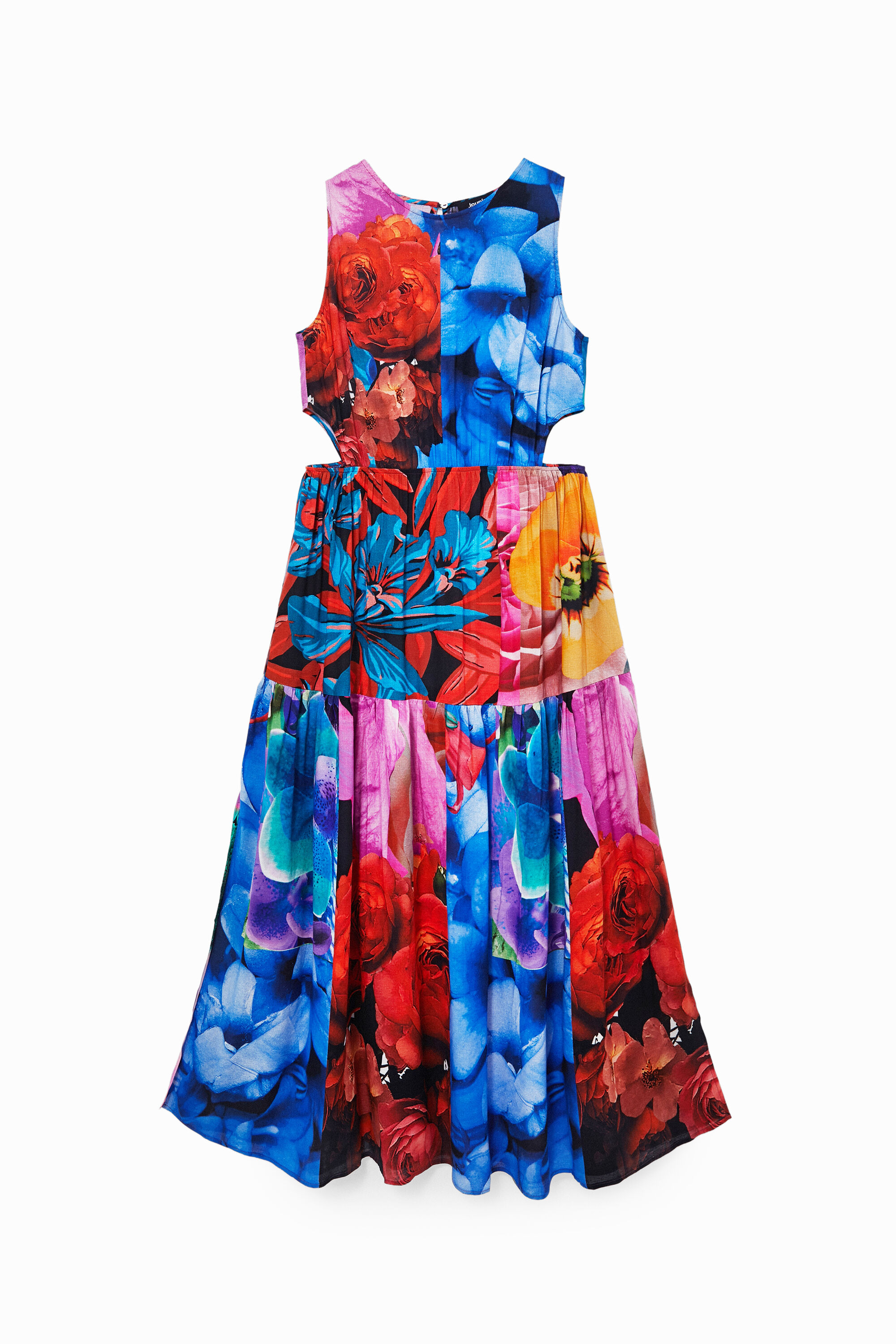 Vestido cut-out floral
