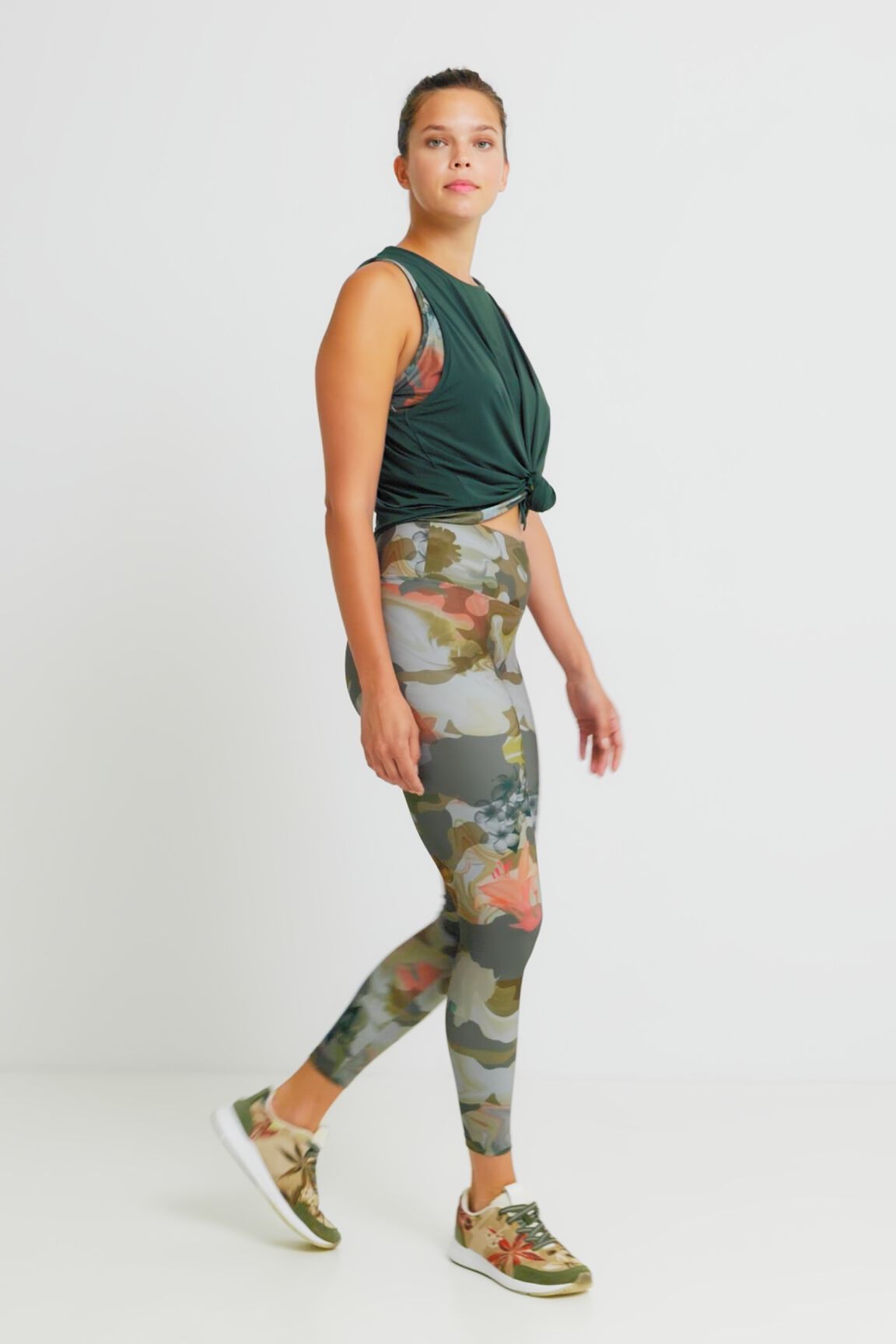 Legging pronto camuflaje floral