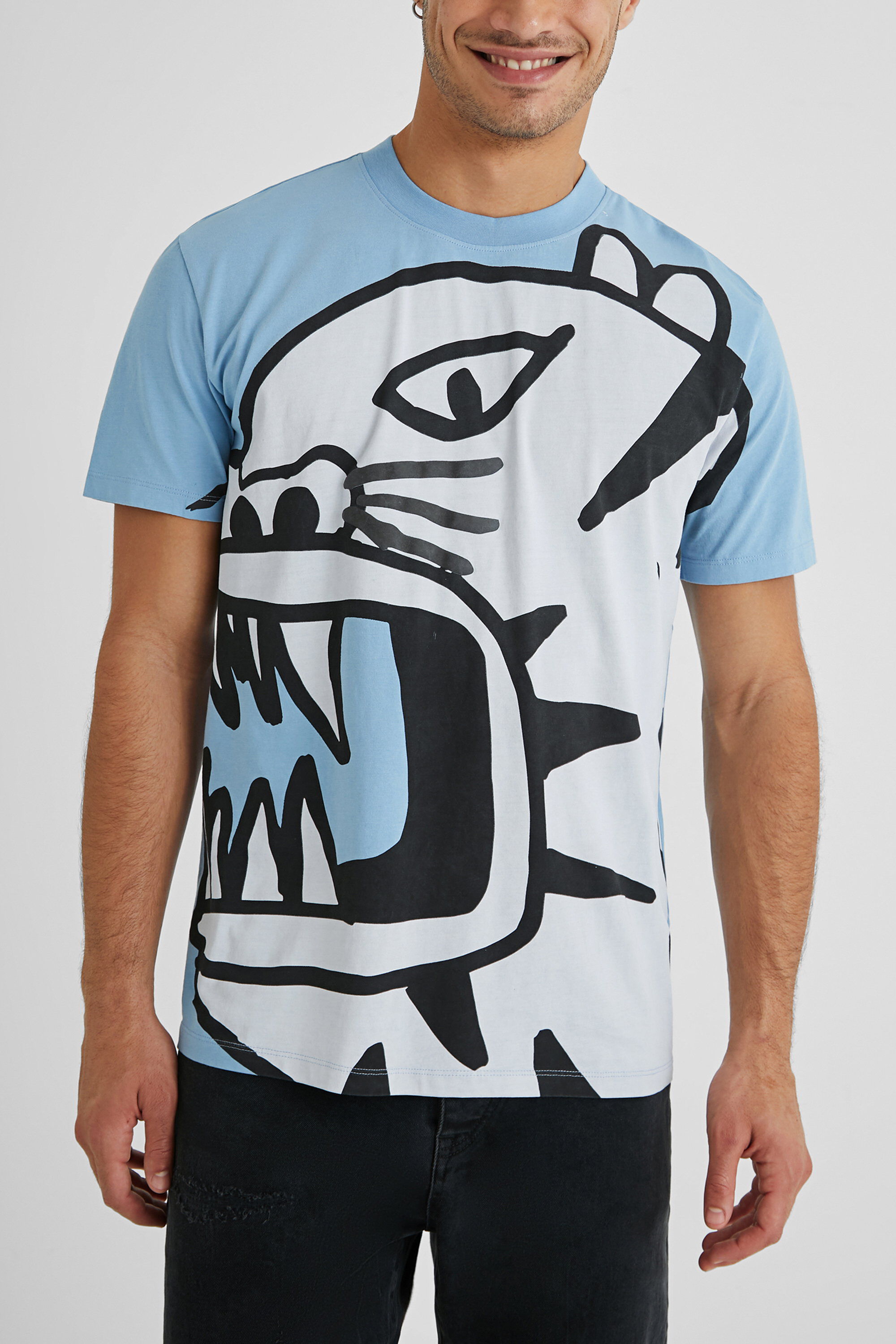 Camiseta tigre 100% algod&oacute;n