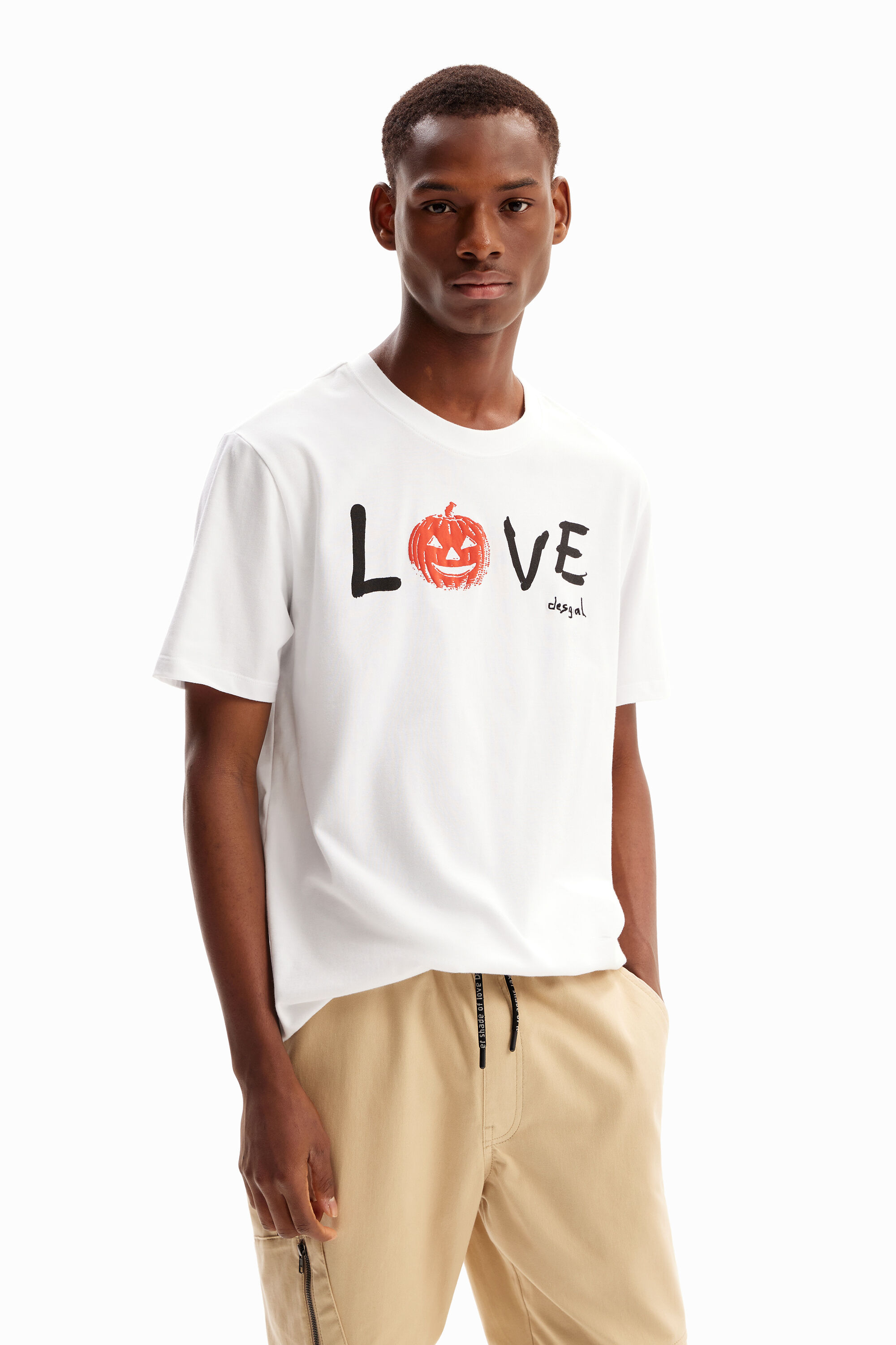 Camiseta Love calabaza