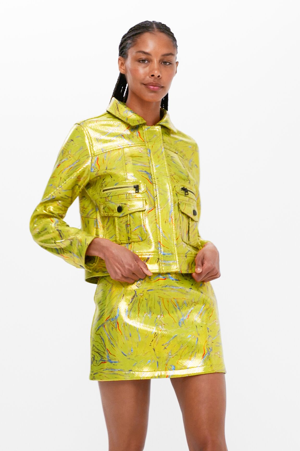 Chaqueta recta arty
