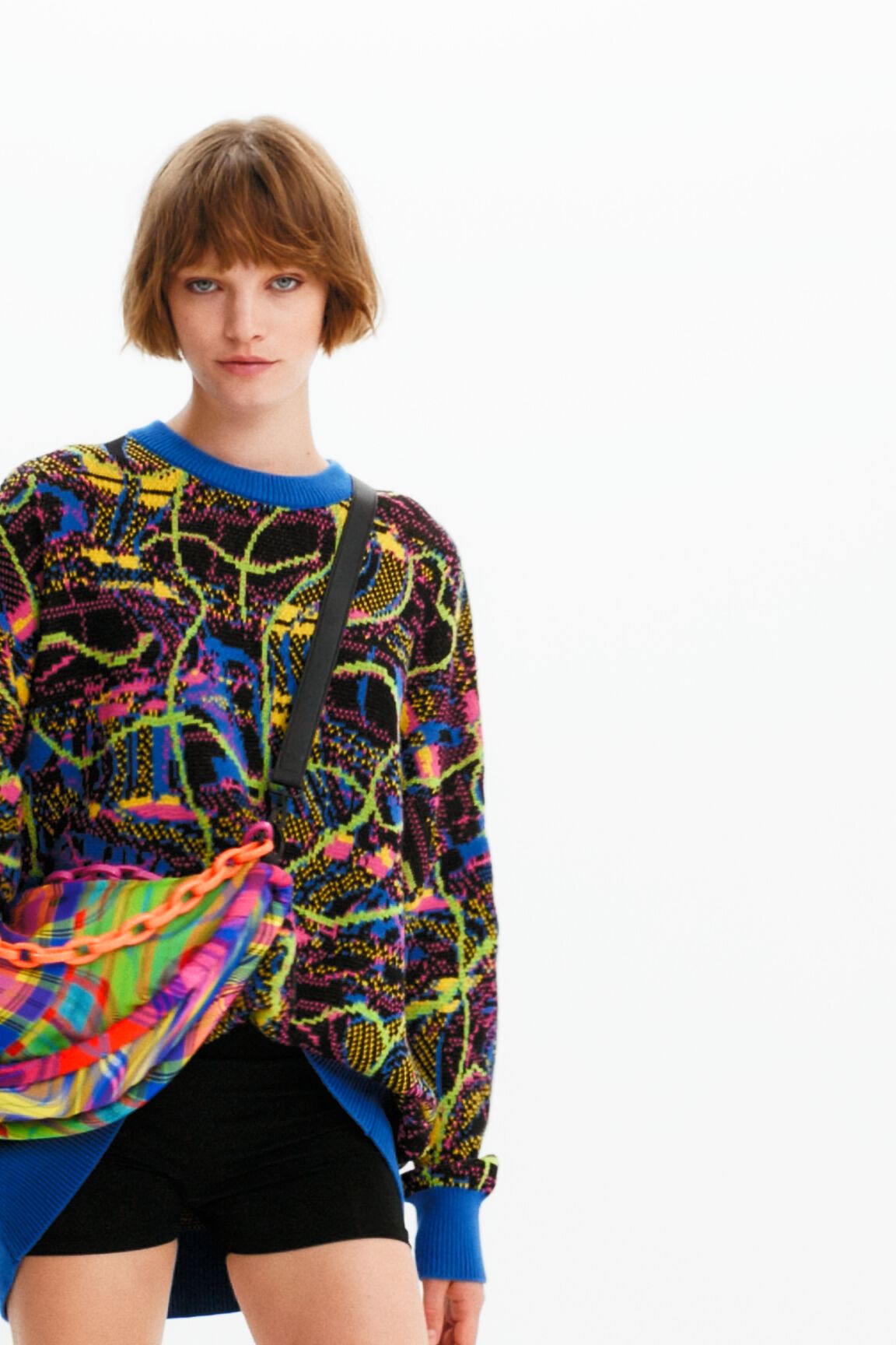 Jersey oversize jacquard Mar&iacute;a Escot&eacute;
