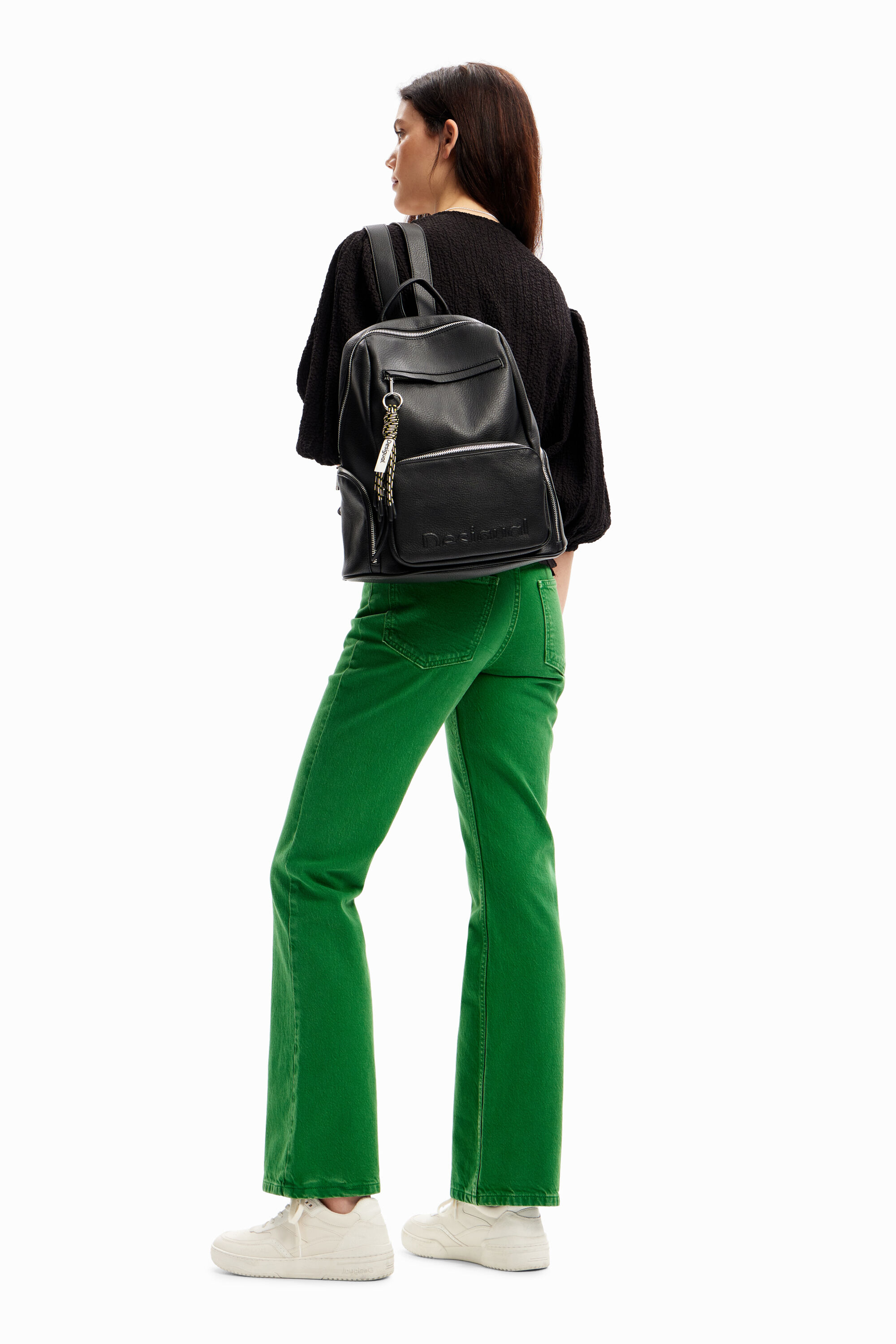 Mochila mediana Half logo